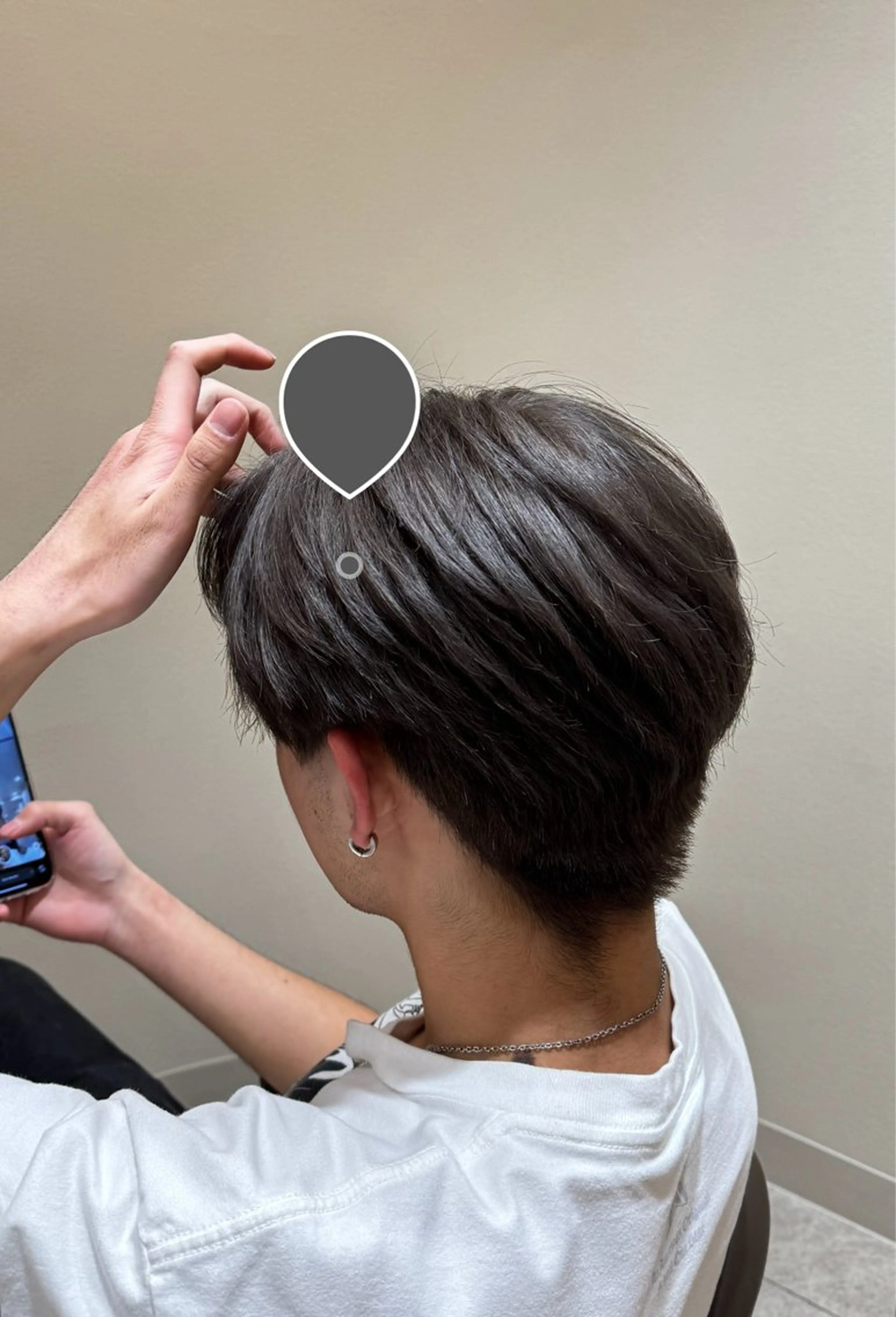 ショート カラー メンズ メンズブリーチ ブリーチ 透明感カラー 山﨑 寛大のヘアスタイル