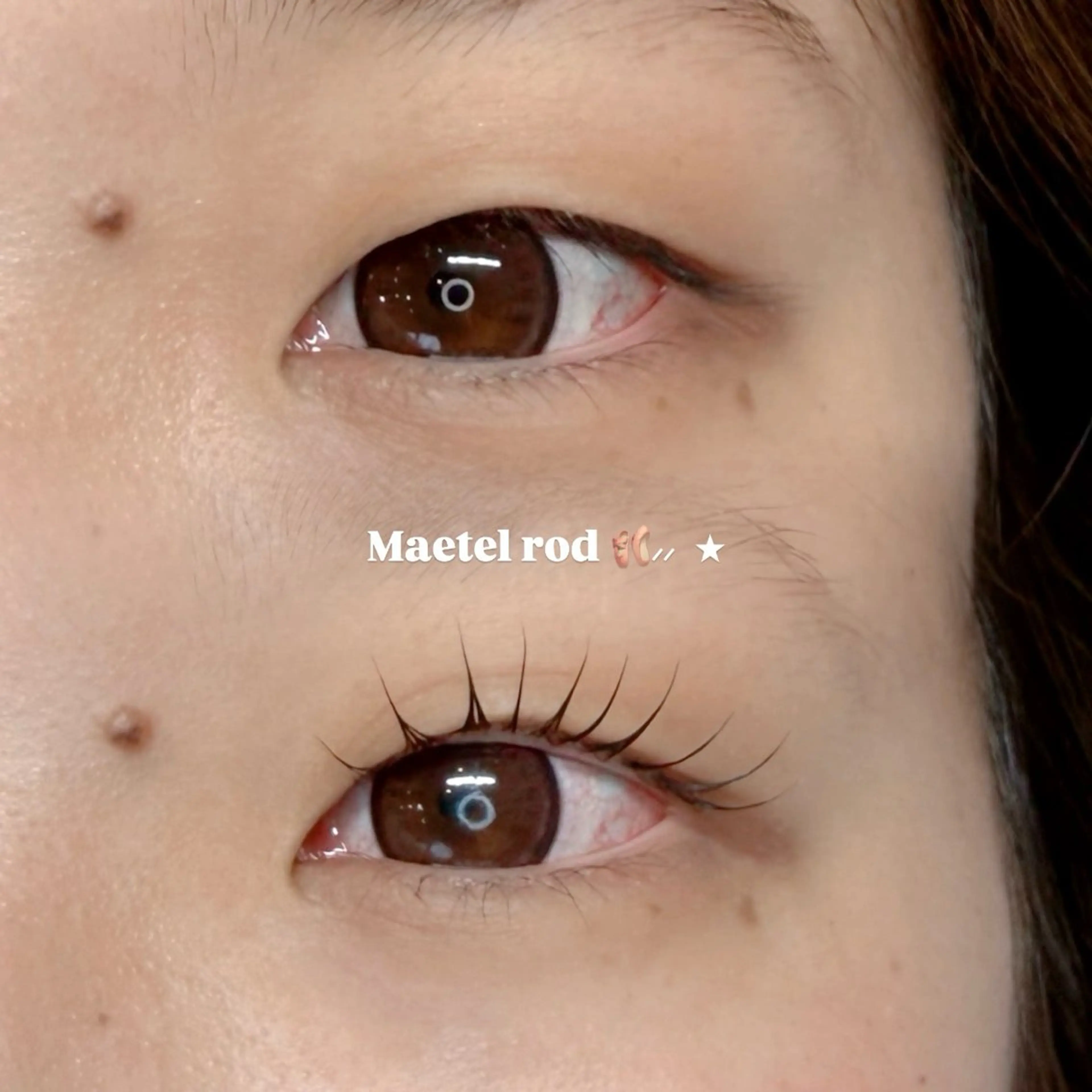 マツエク・マツパ 目尻長め マツパ ami eyelash✧‧˚のマツエク・マツパデザイン