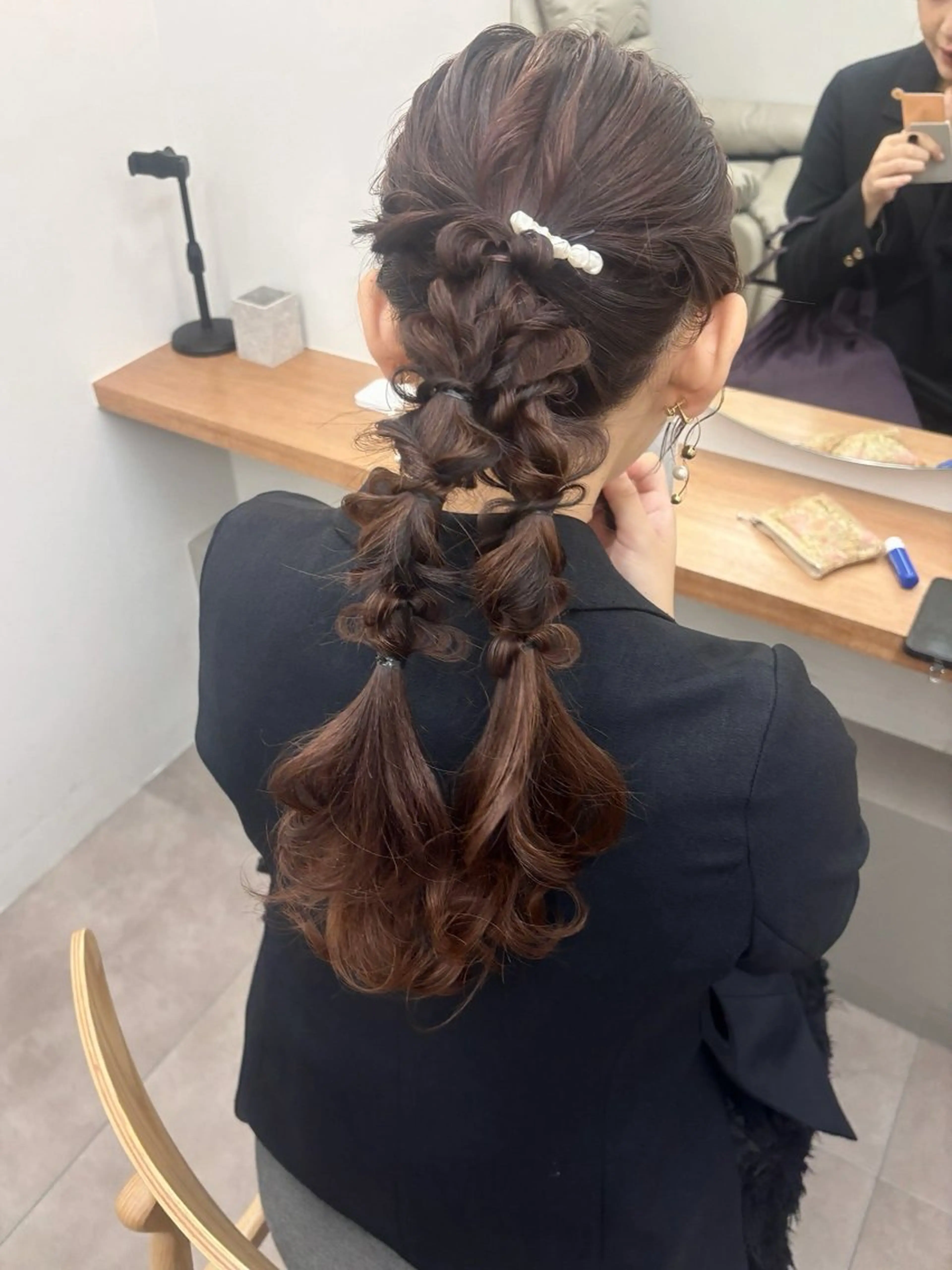 ロング ヘアセット 朝倉 梨湖のマツエク・マツパデザイン