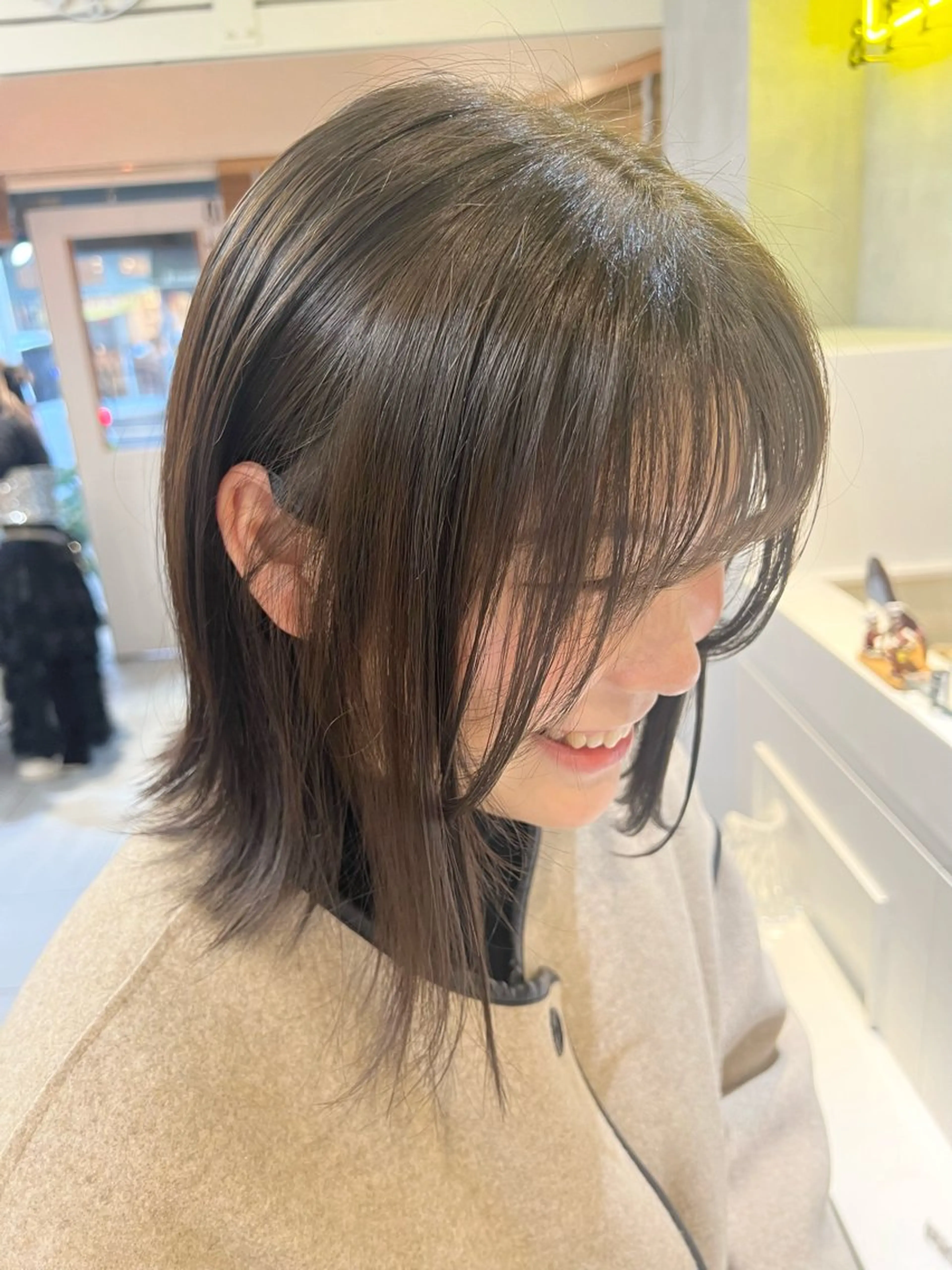 ミディアム カラー ヘアアレンジ ヘアカラー 🌷山田 有友名🌷のヘアスタイル