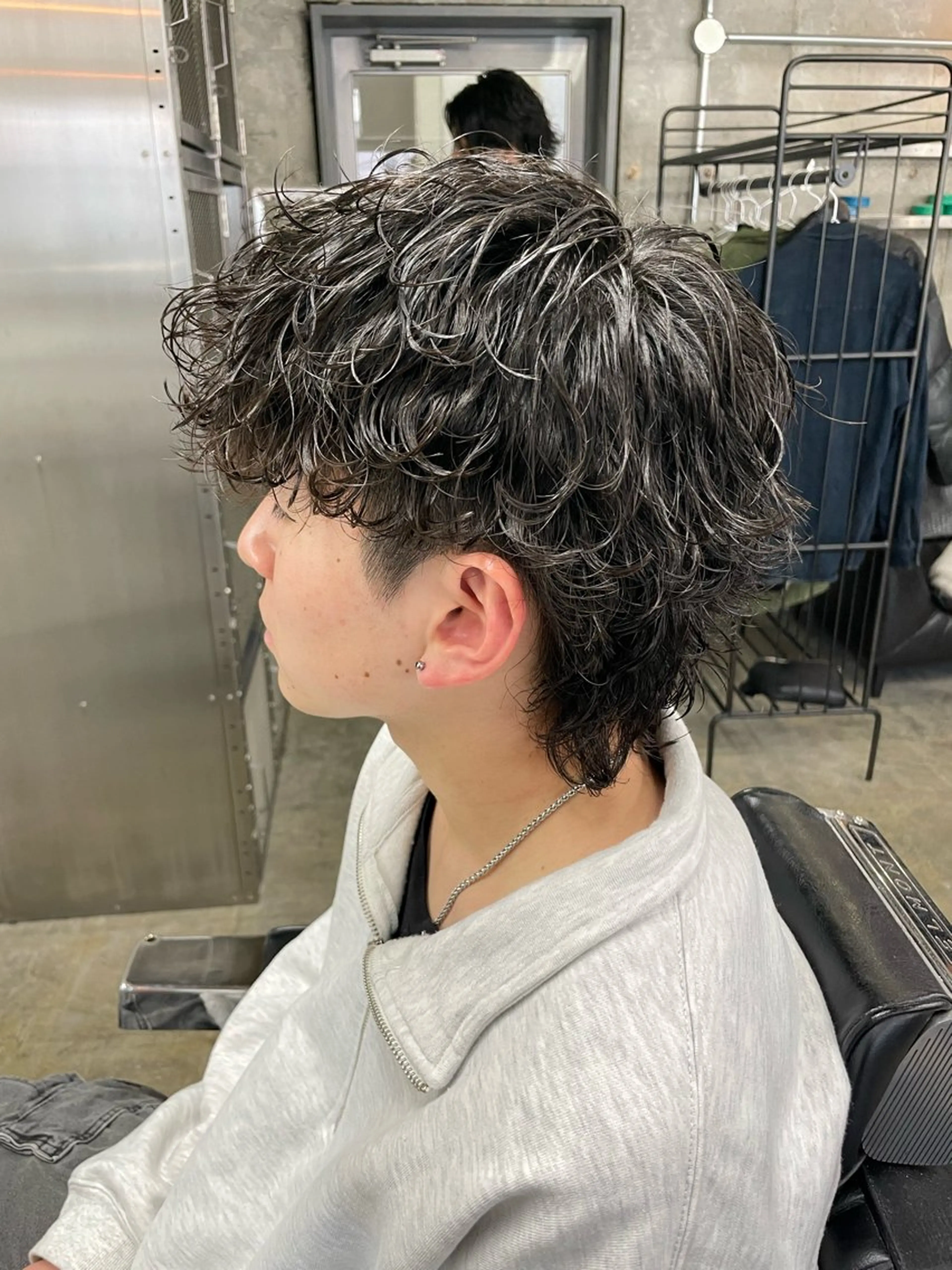ショート カラー パーマ ヘアアレンジ メンズ カット パーマ トリートメント 亀井隆汰/メンズ専門 パーマ特化美容師のヘアスタイル