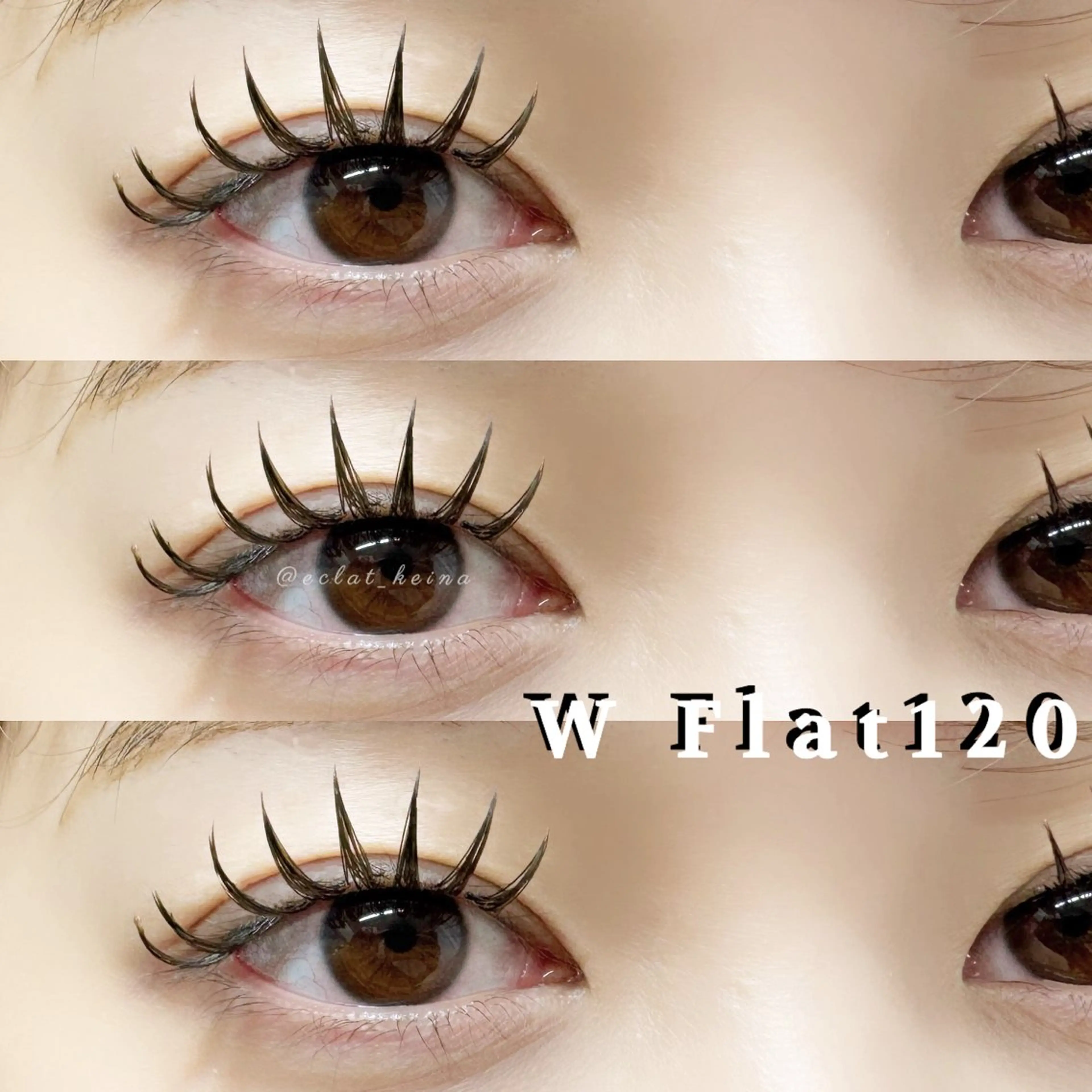 マツエク・マツパ 松沢 慧娜のマツエク・マツパデザイン