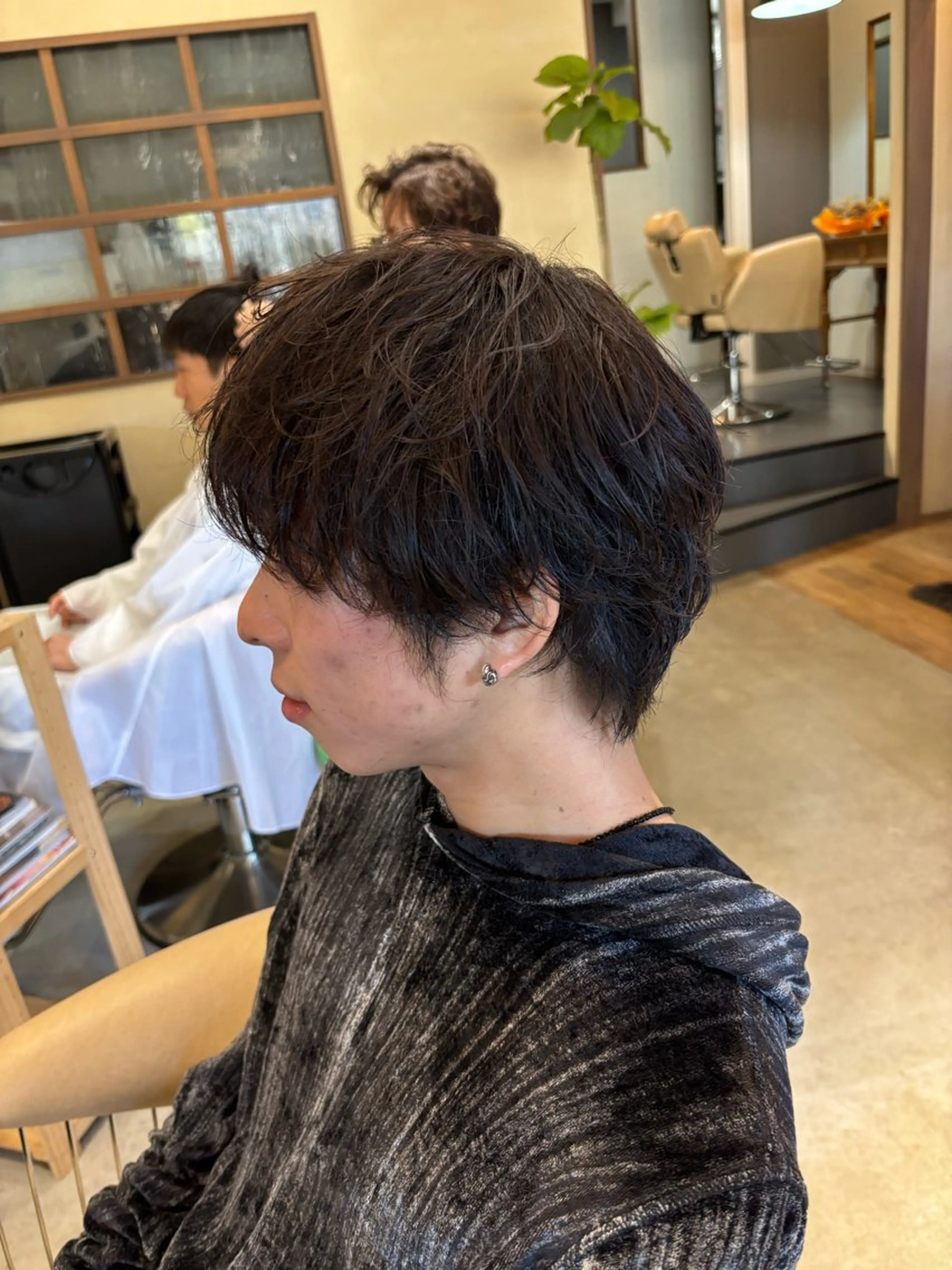 ショート メンズ カット パーマ 鹿児島 TSUBASAのヘアスタイル