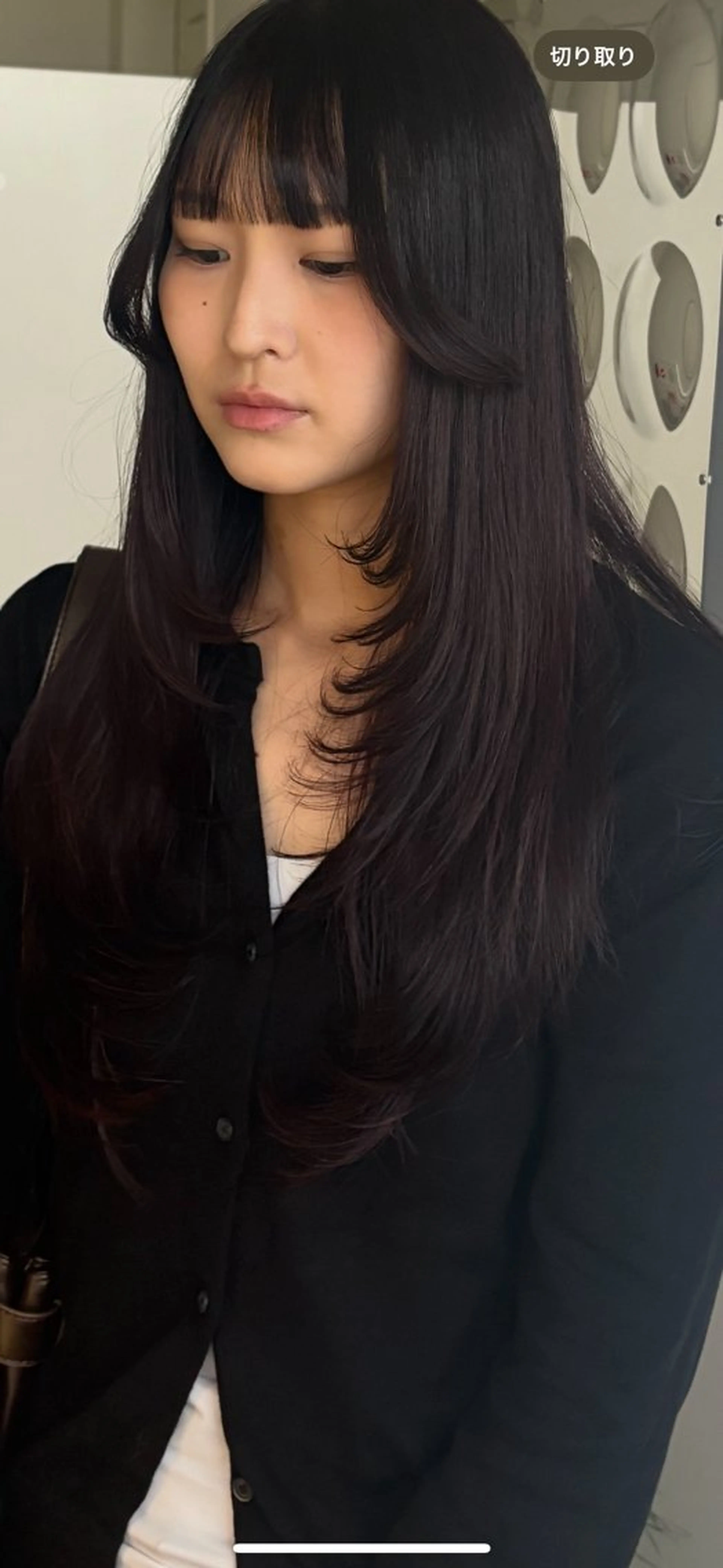 ロング ボブ レイヤーカット ロング カット ヘアカラー トリートメント 大阪/梅田 ヨシノヒメカのヘアスタイル