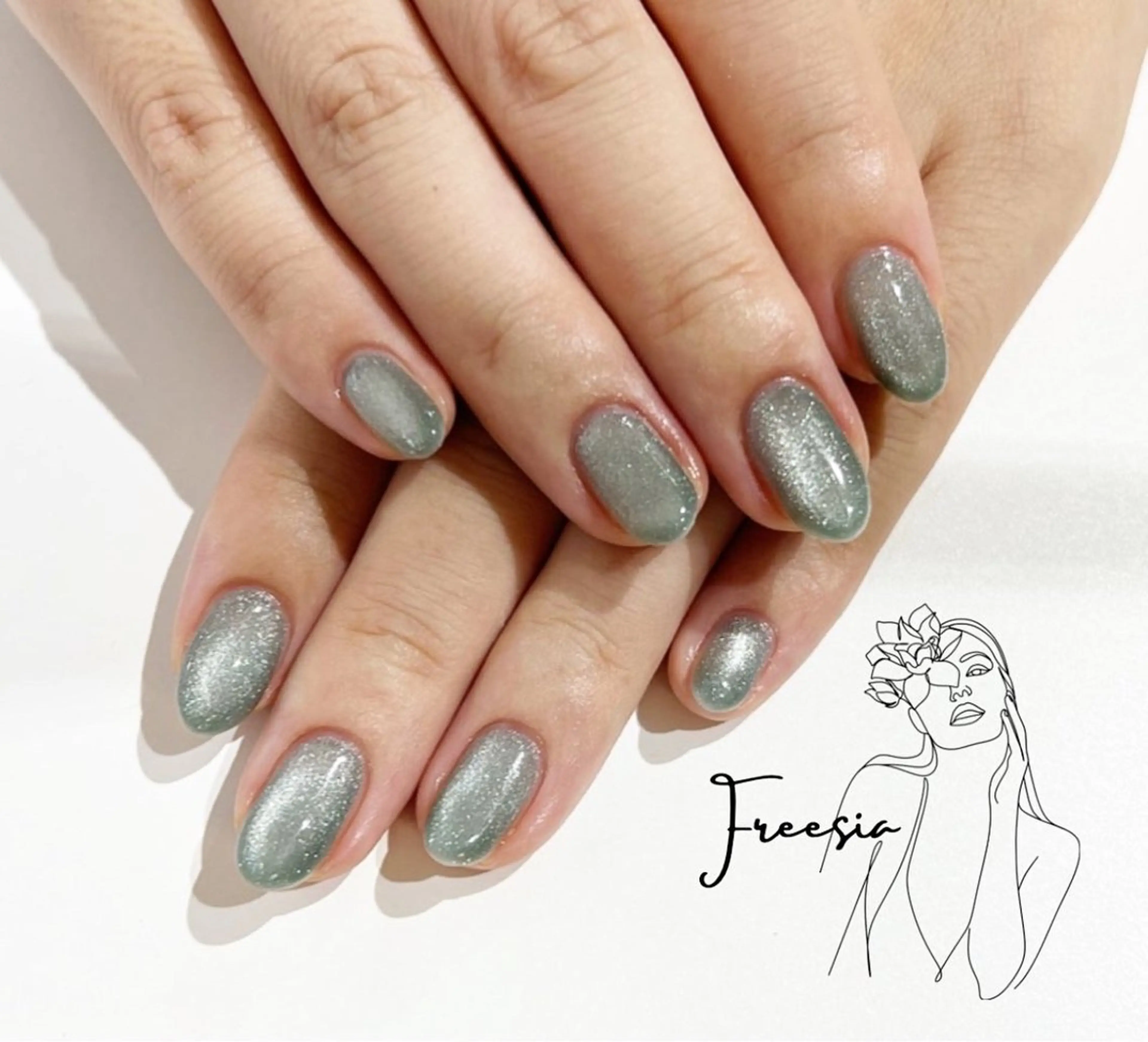 【オフ無し】マグネットネイル￥6500の写真