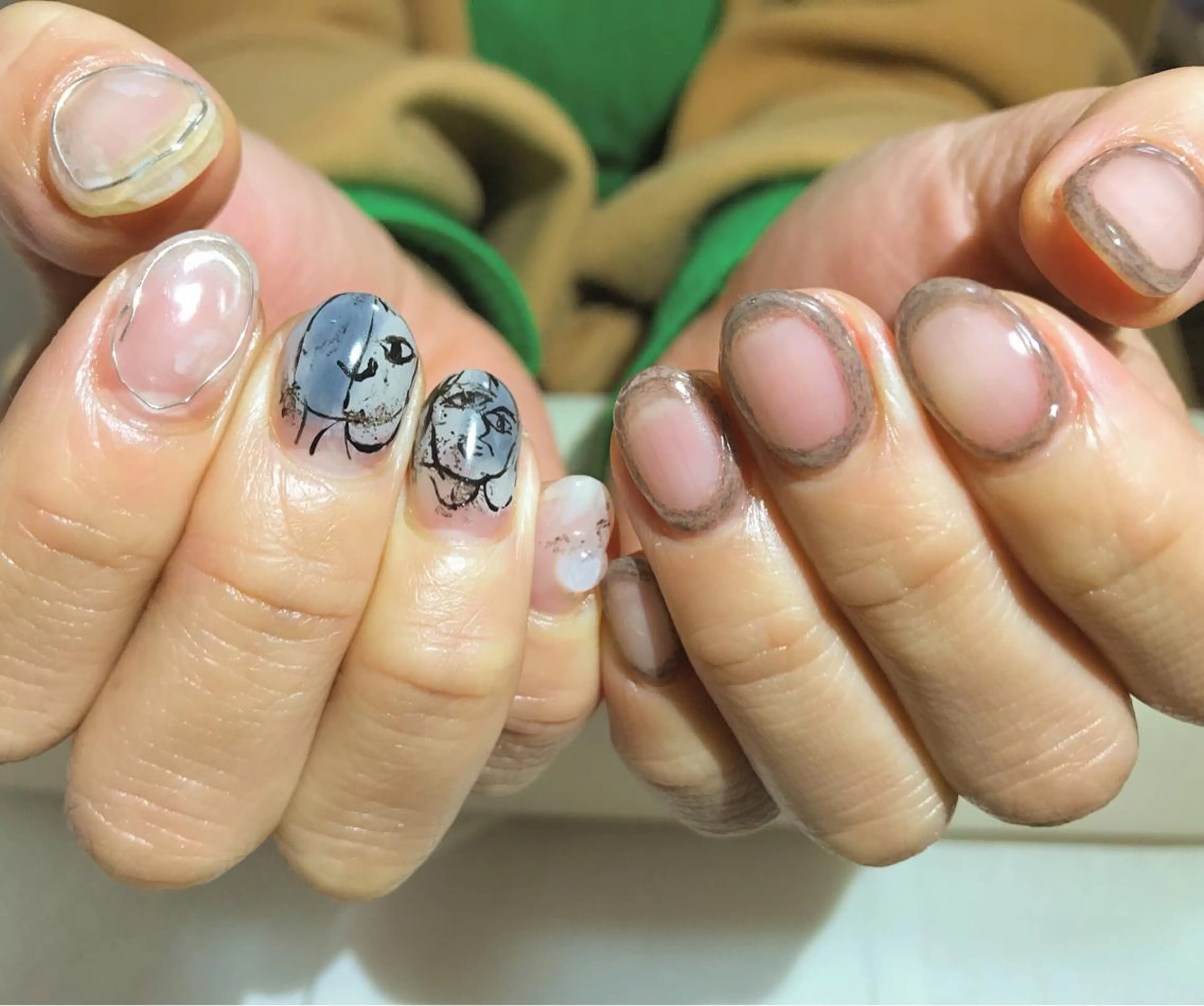 ネイル フットネイル シンプルネイル 春ネイル ホワイト 冬ネイル ネイル フフラ所属・nail fufla ♡yamane♡のネイルデザイン
