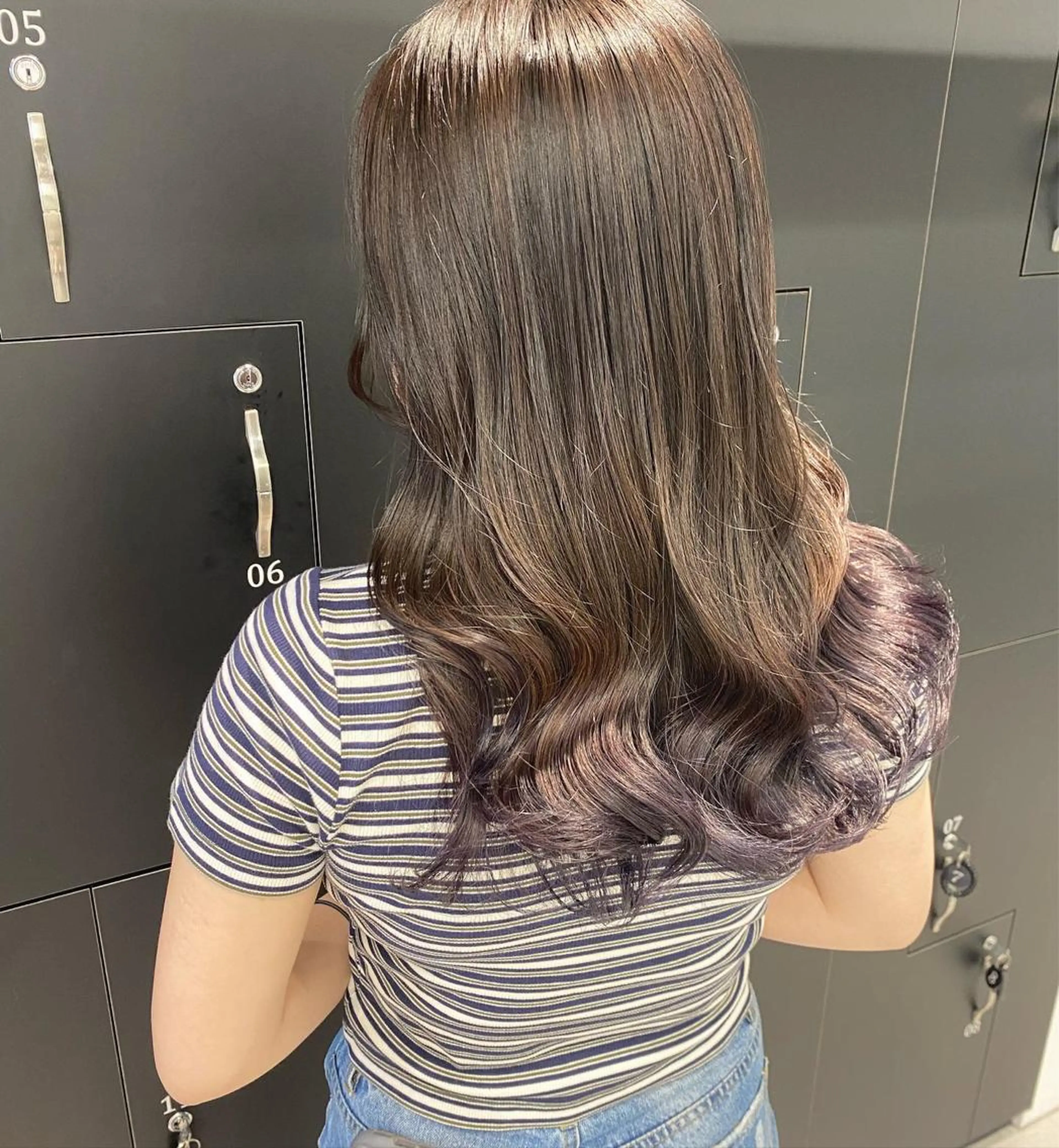 セミロング カラー ヘアアレンジ Rene'所属・当日予約⭕️ JUNYAのヘアスタイル