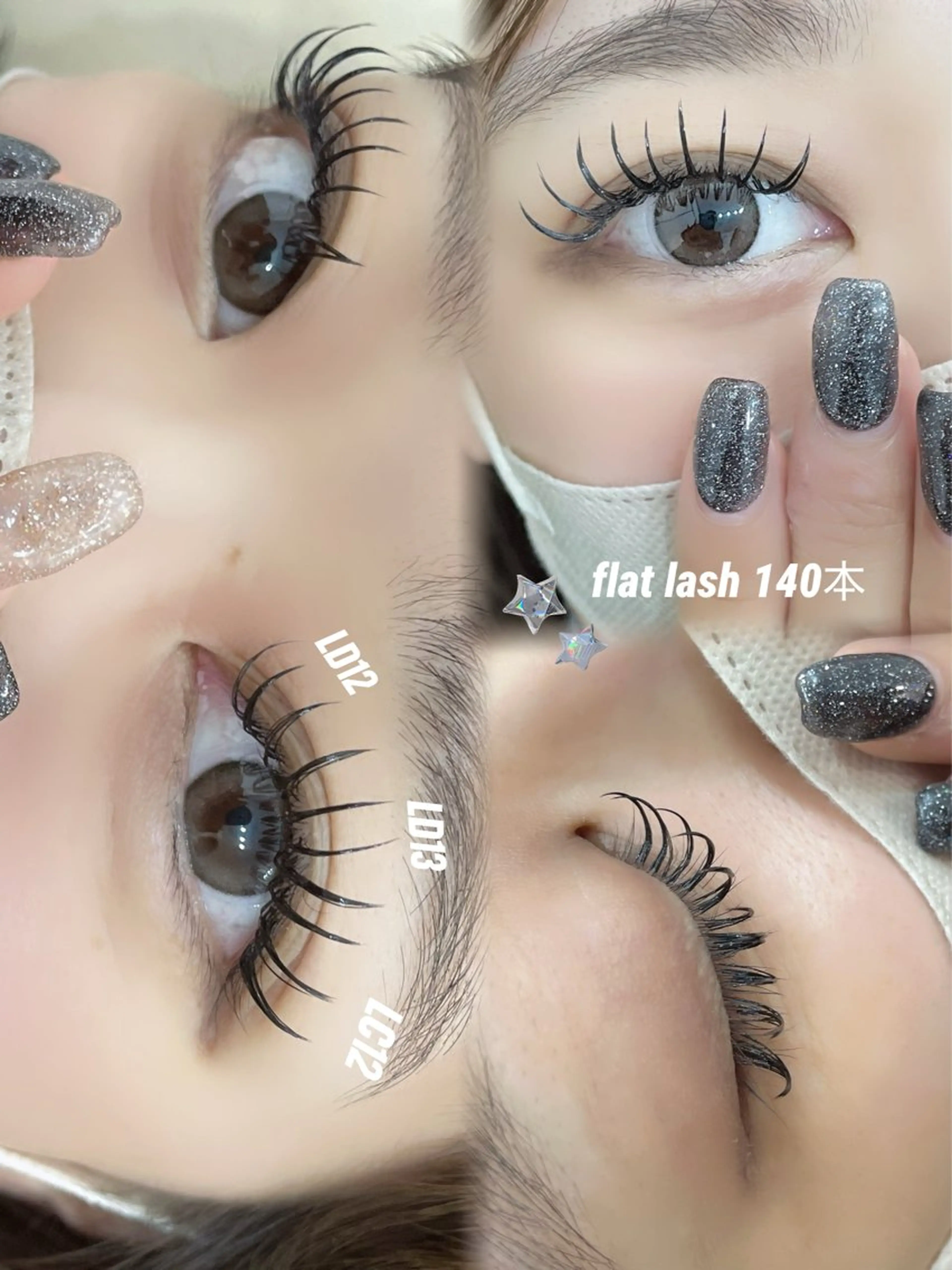 マツエク・マツパ THE BALM three🌼本名のマツエク・マツパデザイン