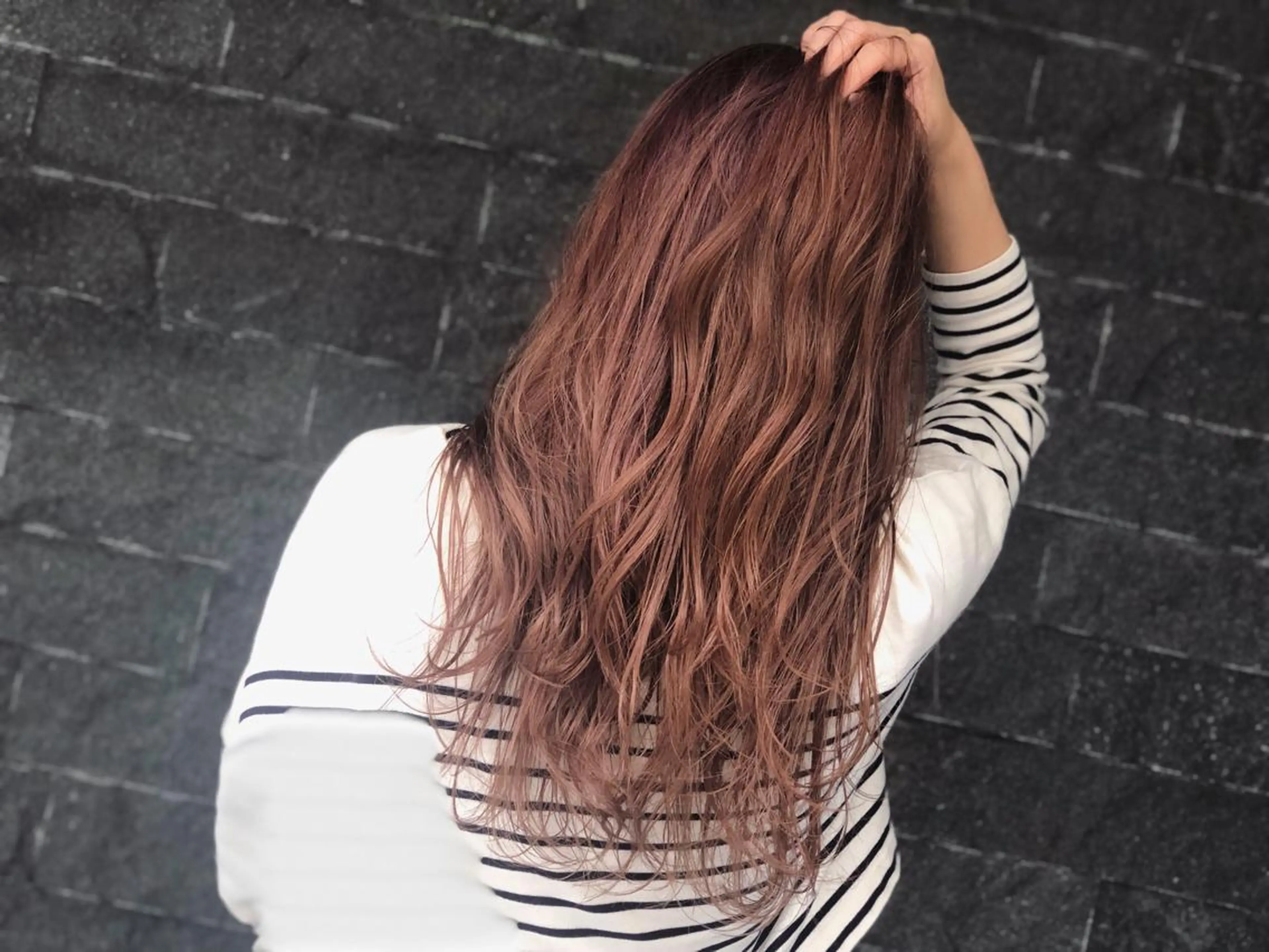 ロング アッシュ ヘアカラー トリートメント Clay所属・及川 祐輔のヘアスタイル