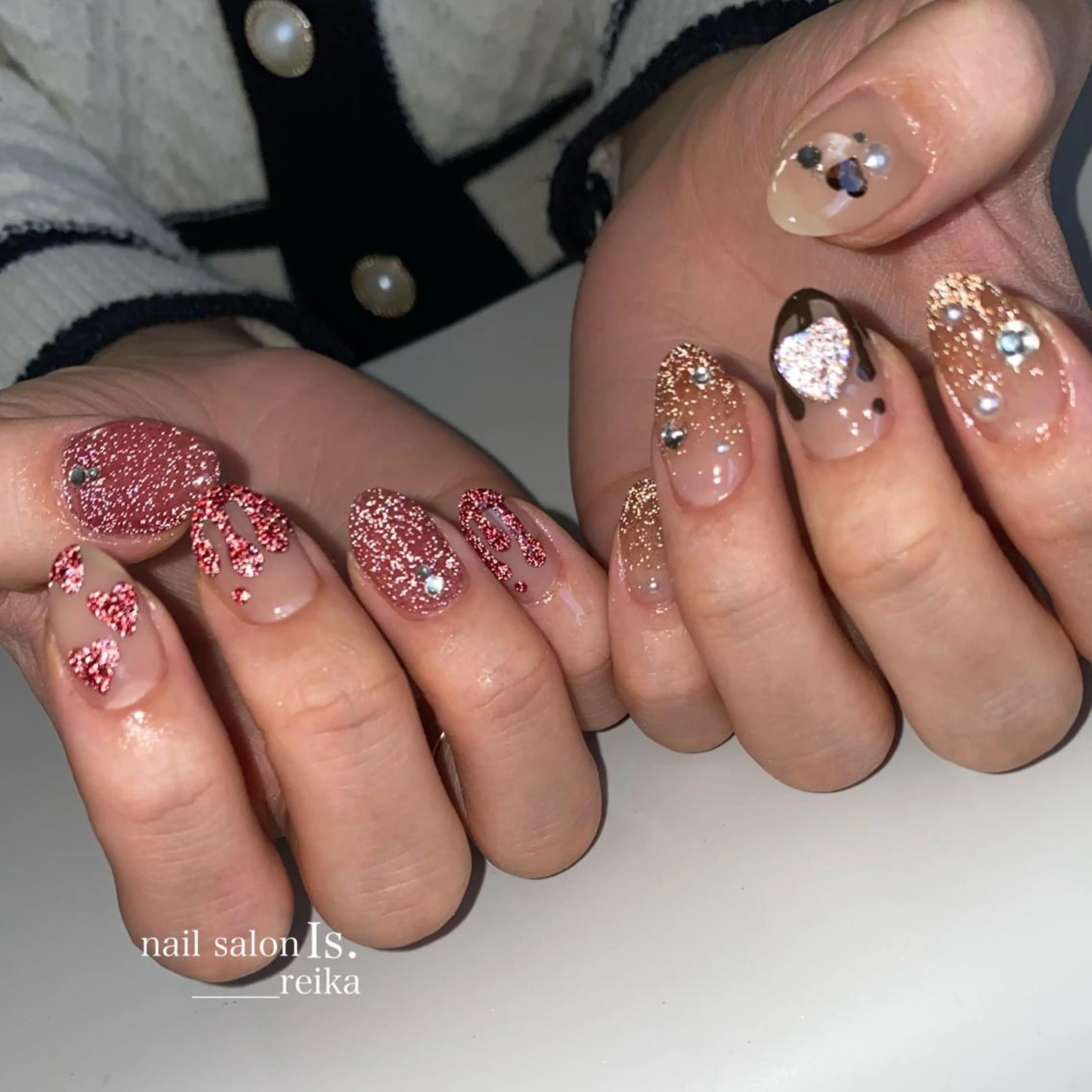 ネイル フラッシュネイル 持ち込み nail salon Is.  reikaのネイルデザイン
