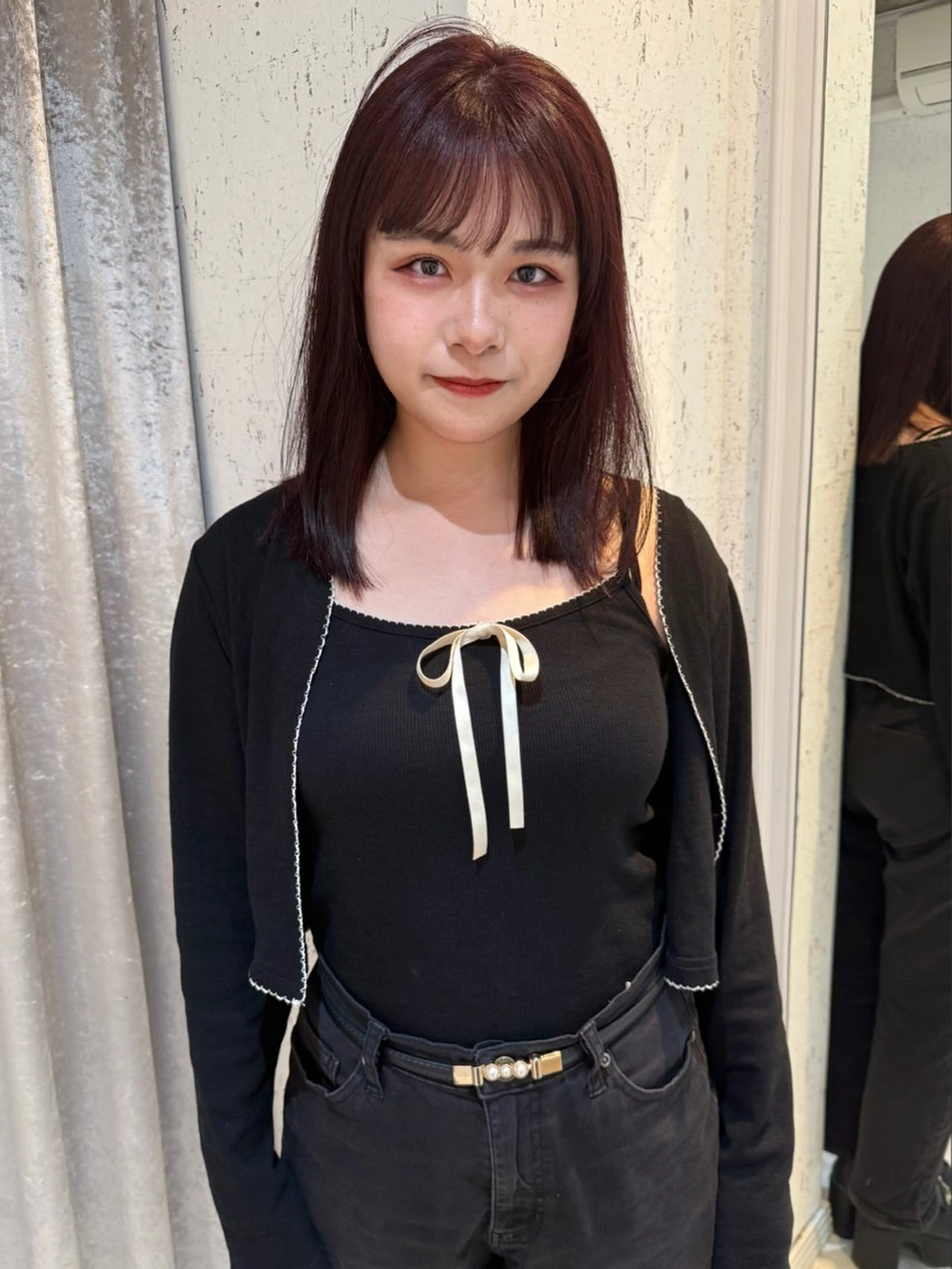 ミディアム カラー カット ヘアカラー トリートメント mai / linoah˚✧のヘアスタイル