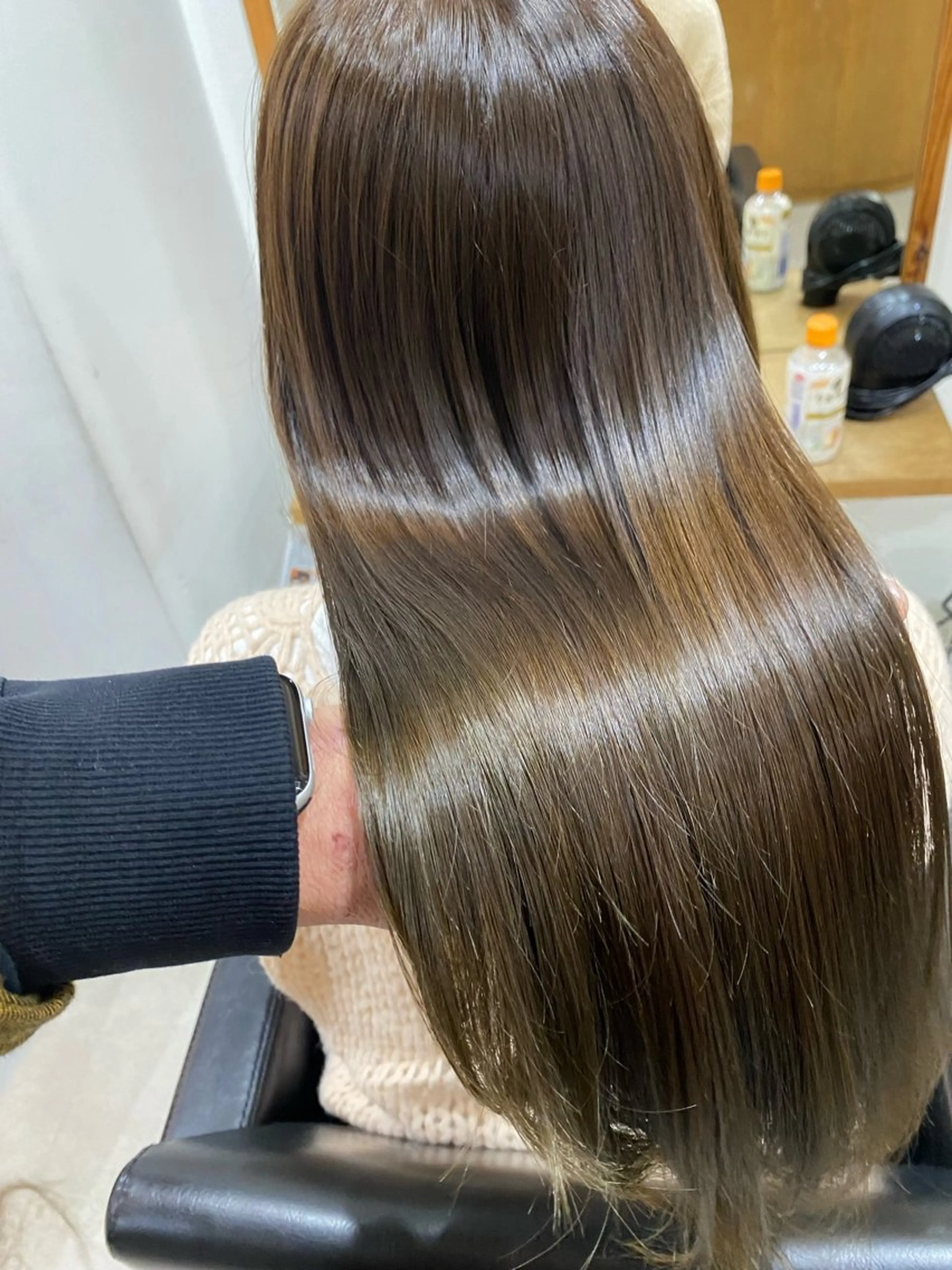 ロング 銀座⚜️【脱白髪染め 美髪矯正】トグチのヘアスタイル