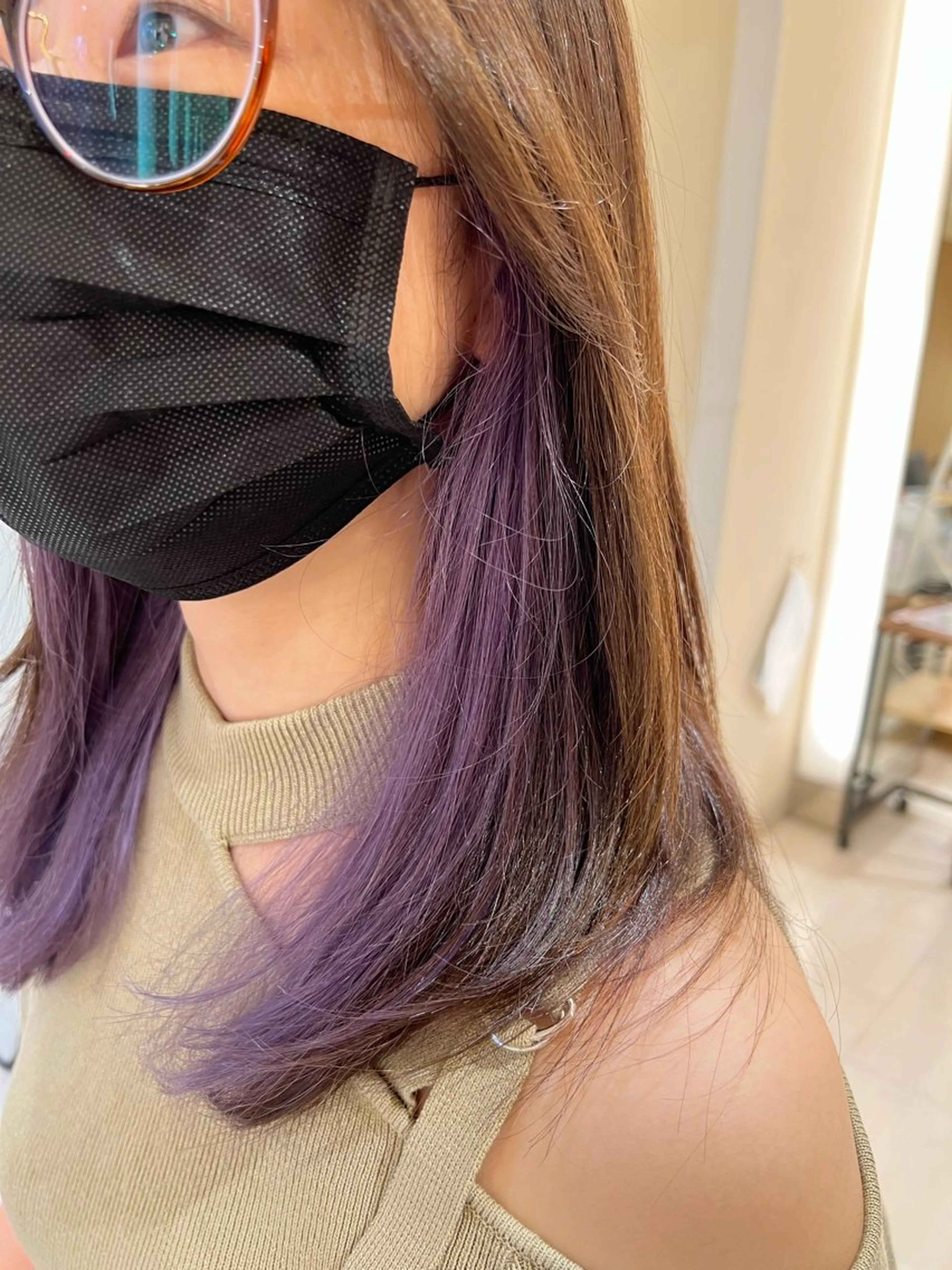 カラー ブリーチ 久永 菫のヘアスタイル