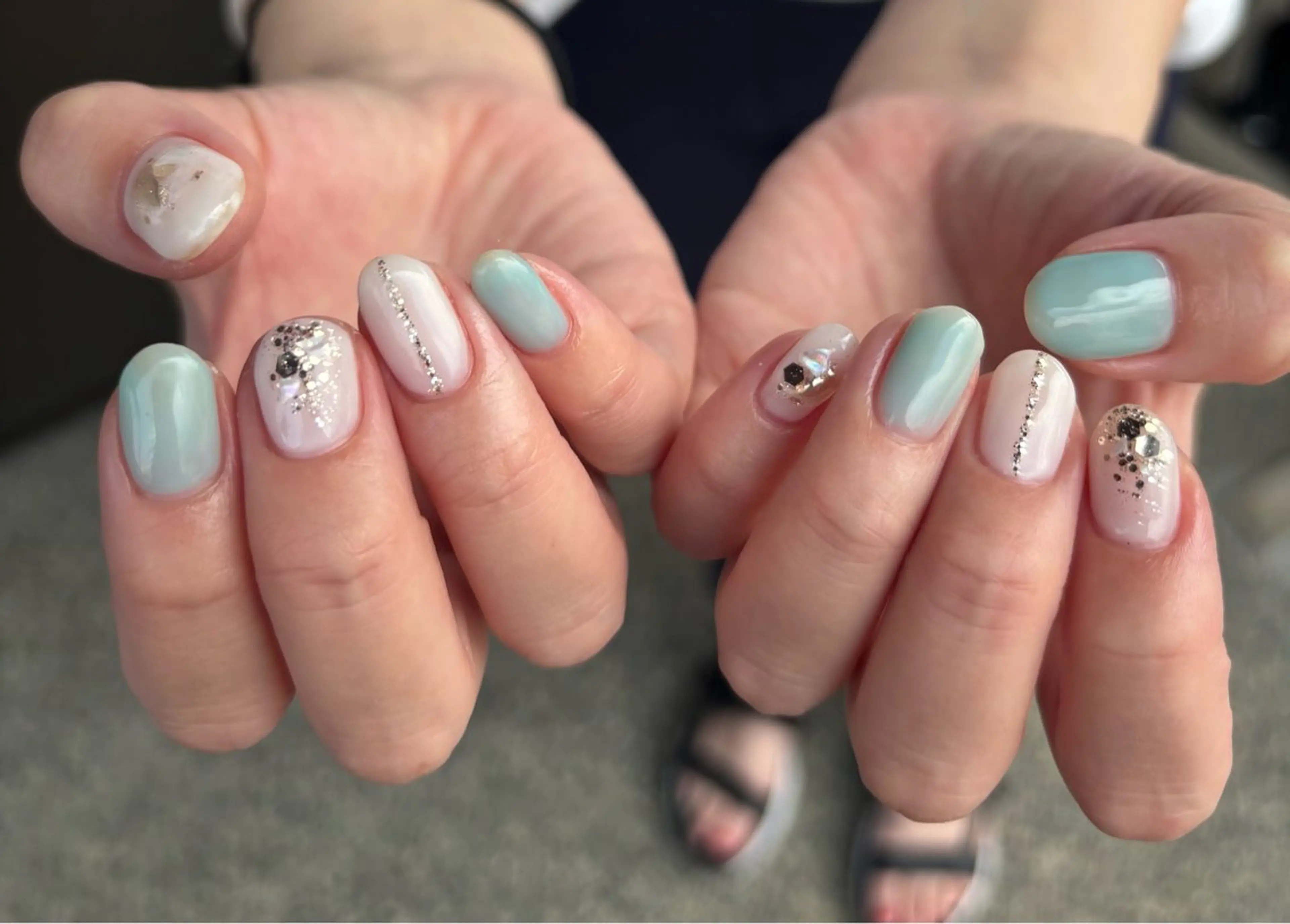 ネイル フットネイル nailsalon esのネイルデザイン