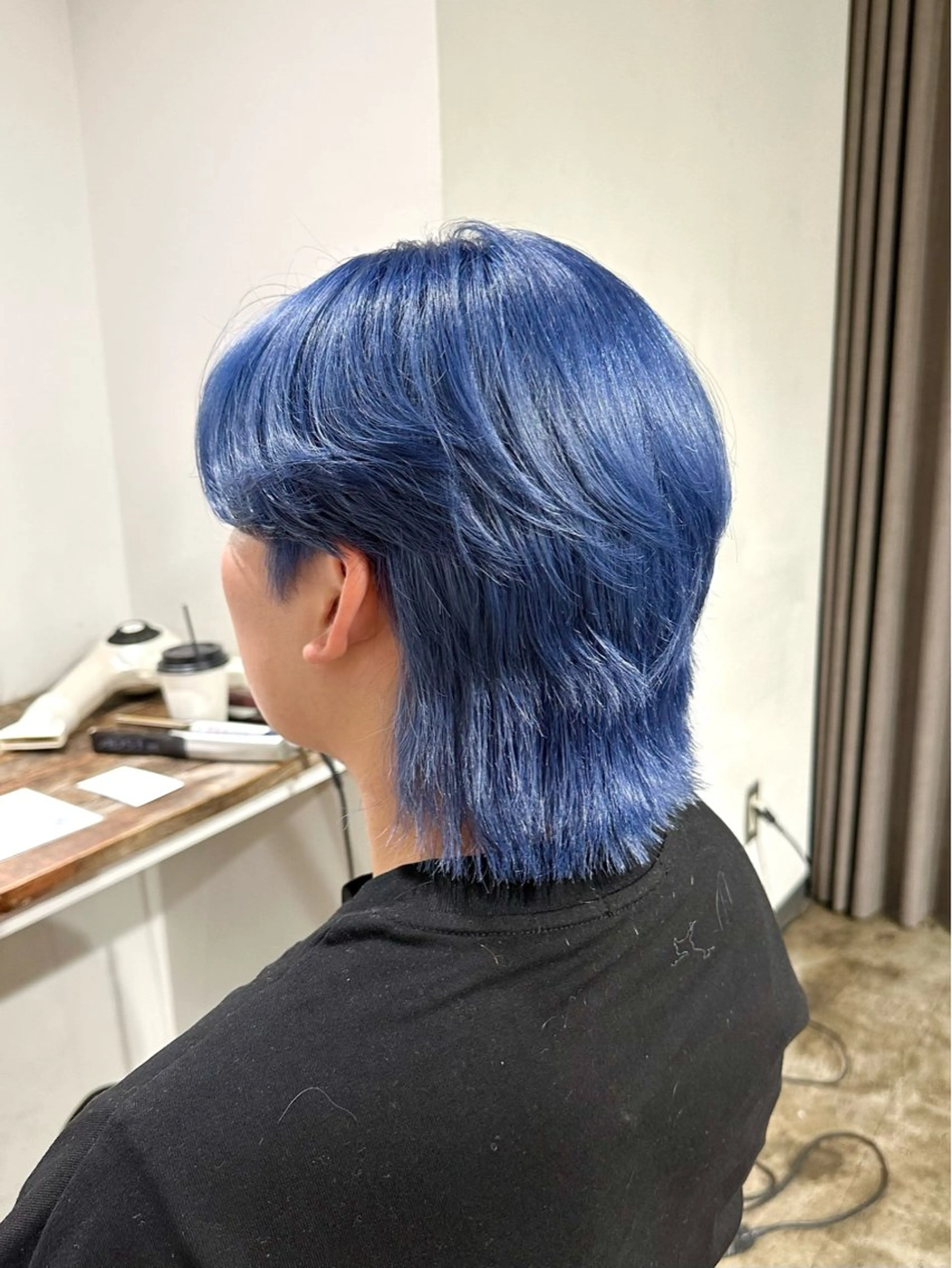カラー メンズ メンズブリーチ メンズハイトーン メンズパーマ ブリーチ ブルーカラー カット ヘアカラー トリートメント 骨格補正施術/メンズ 専門美容師/YUYAのヘアスタイル