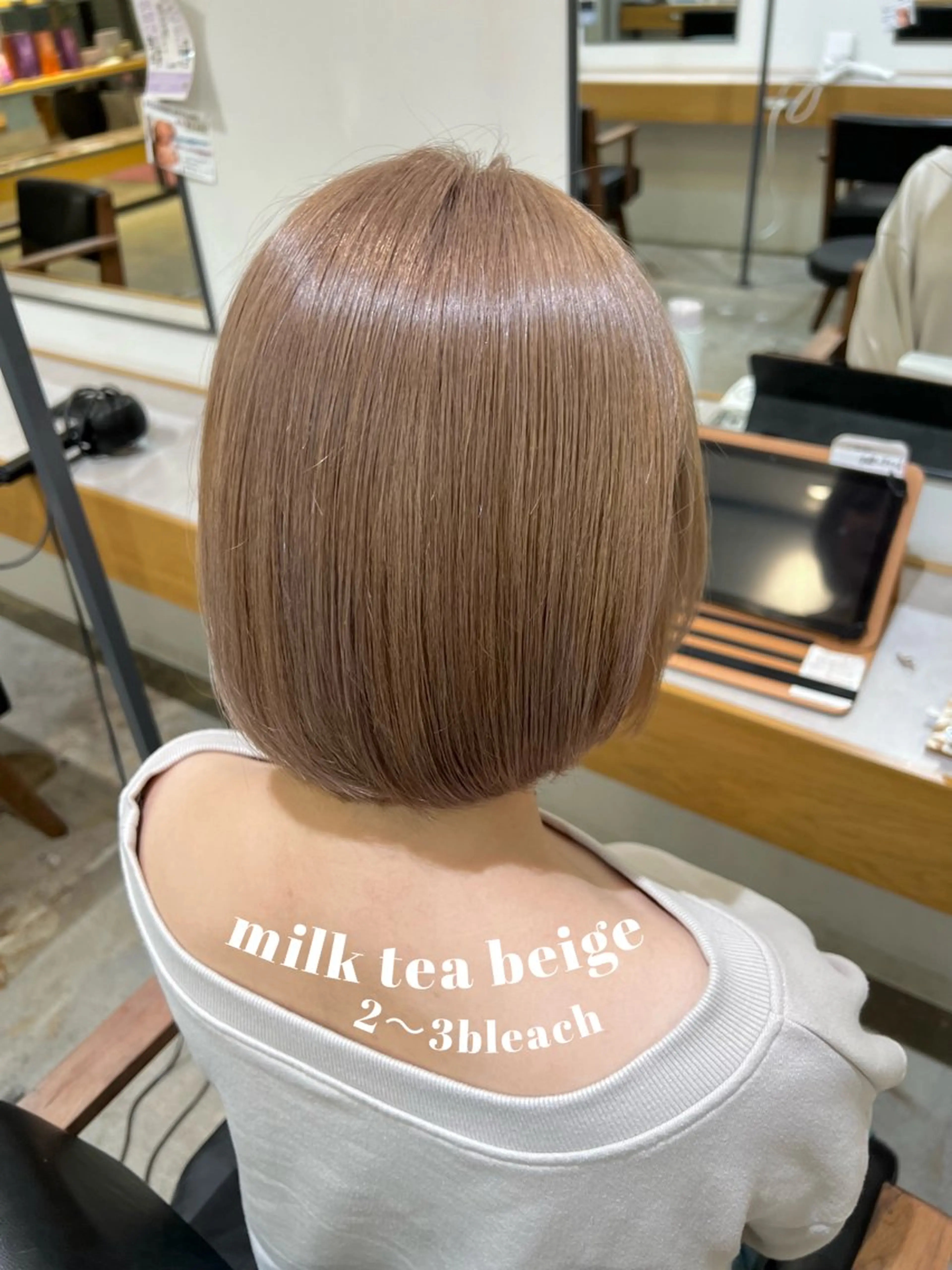 ミディアム カラー ブリーチ ヘアカラー Kana 🍋 ハイトーン【高円寺】のヘアスタイル