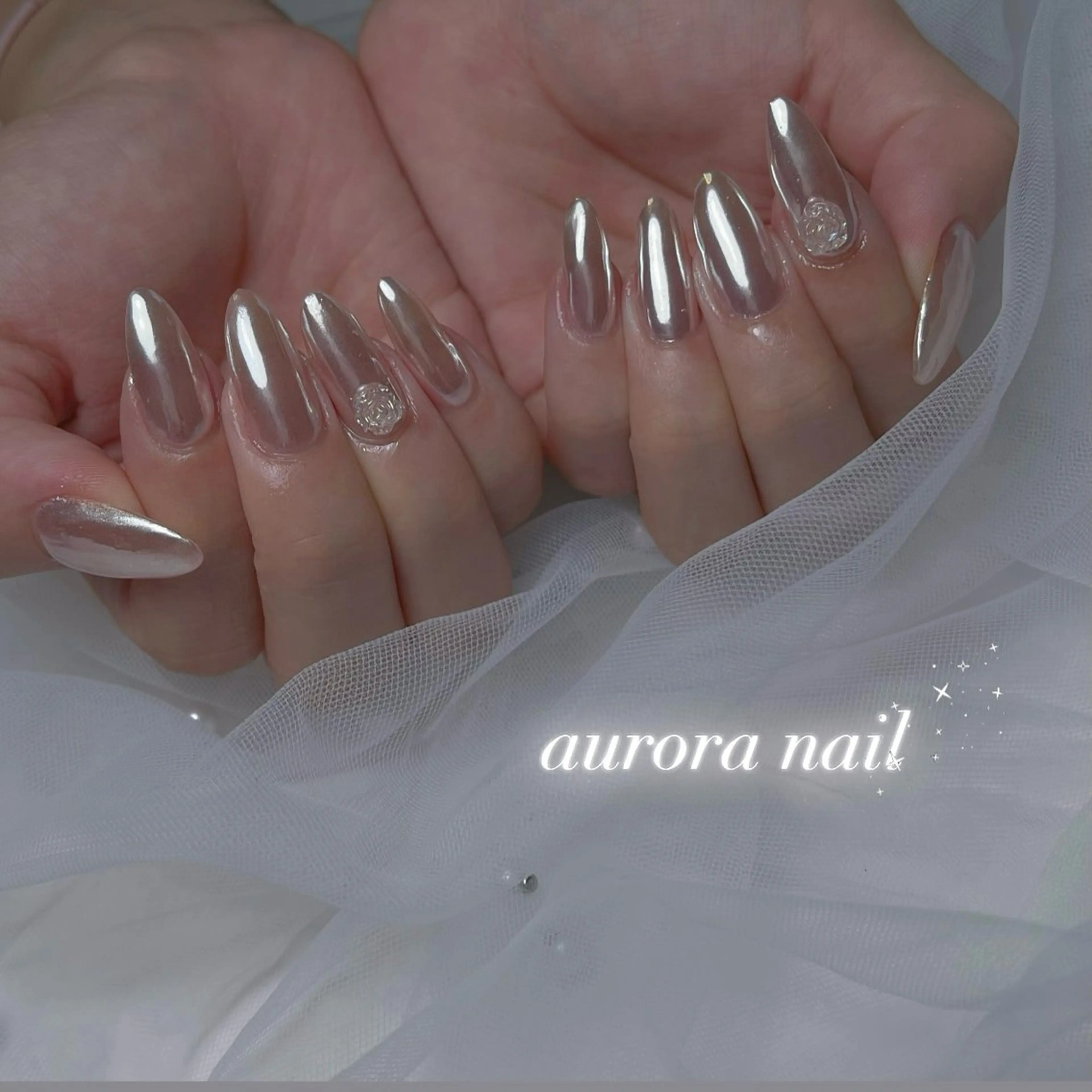 ネイル アートネイル 長さ出し ジェルネイル 韓国ネイル 持ち込み ハンドネイル RE SALONのネイルデザイン