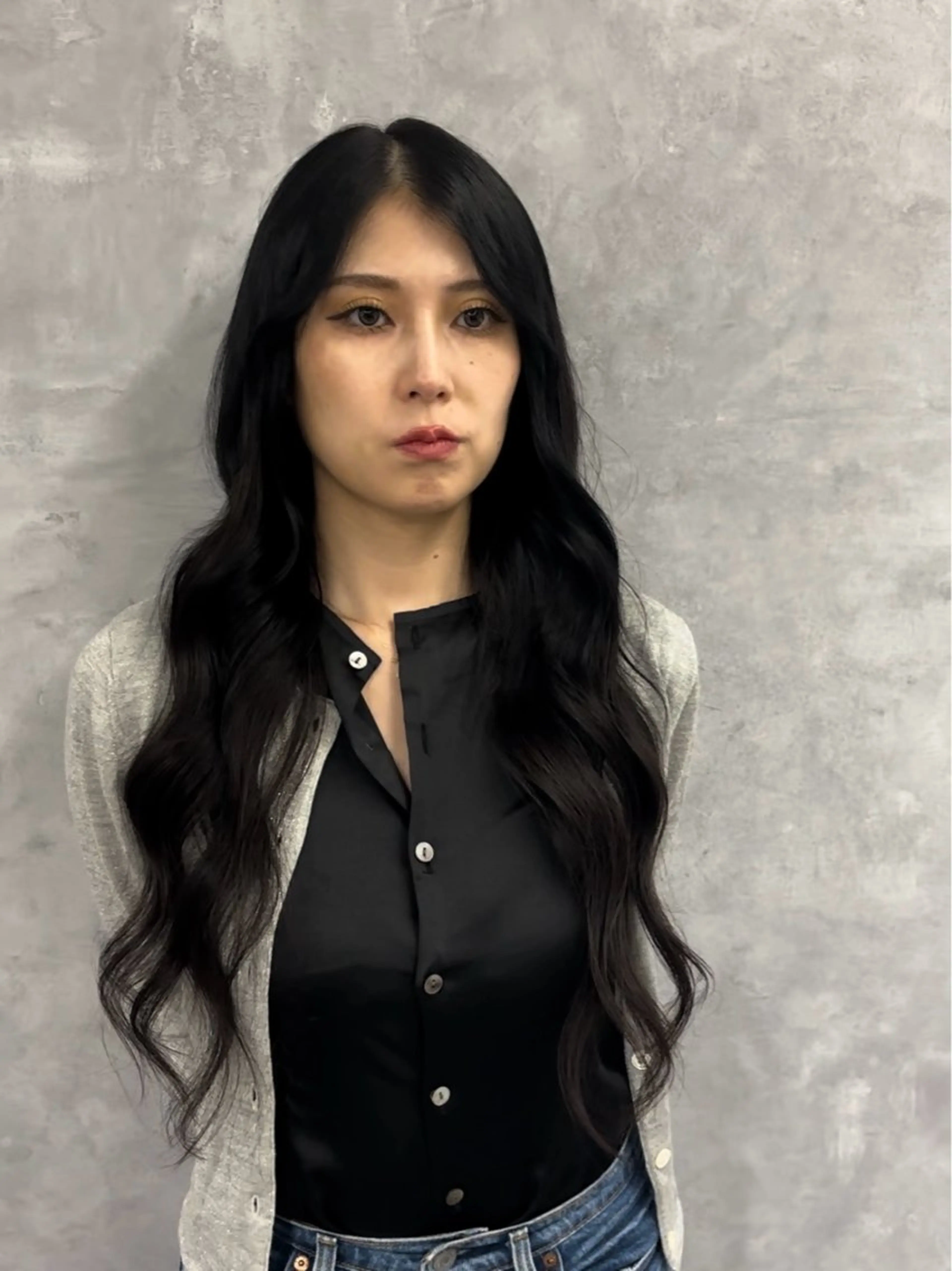 ロング プルエクステ エクステ 江田 悠真のヘアスタイル