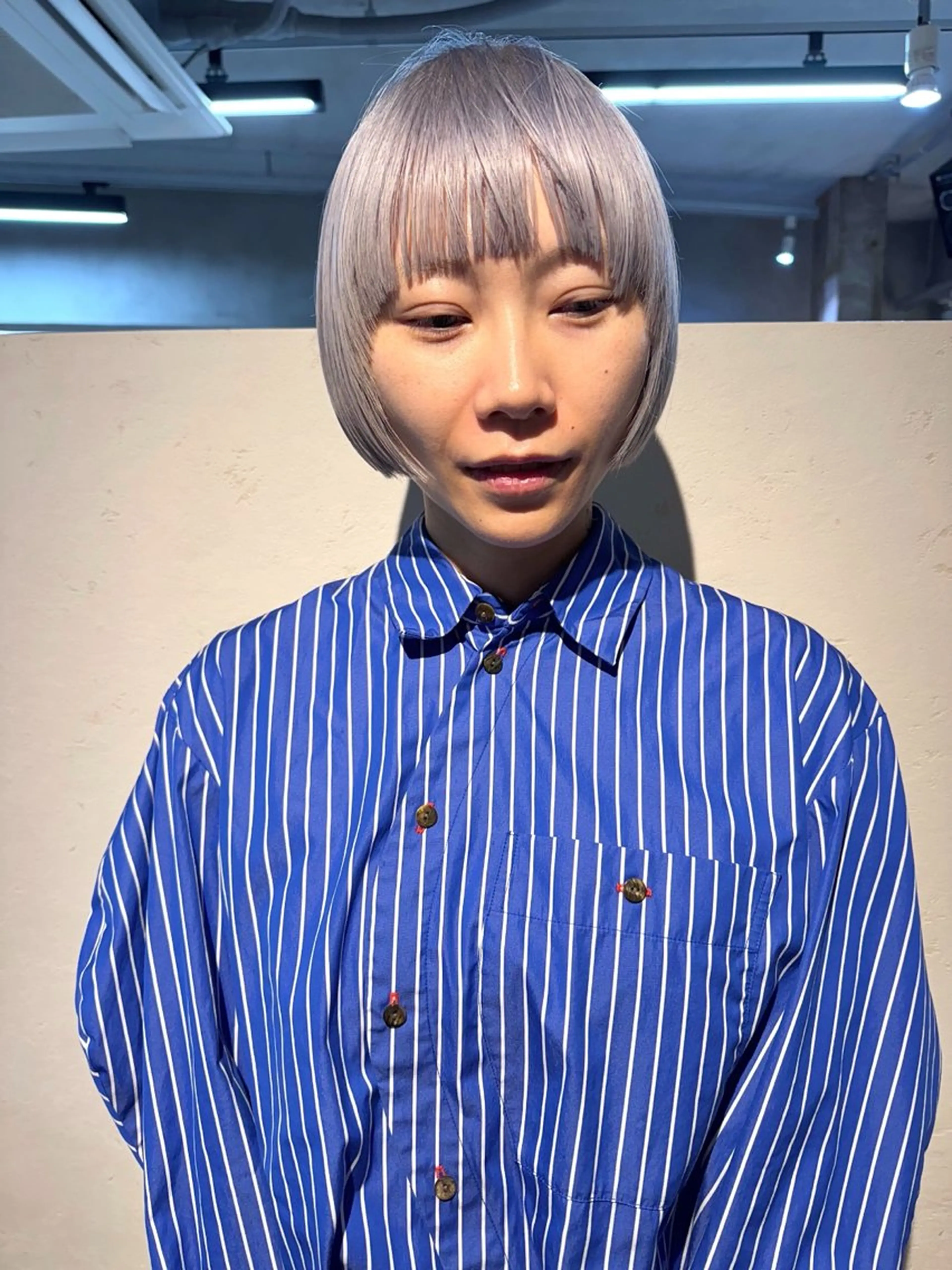 ショート カラー ヘアアレンジ 丸山渉/パーマ エフェクトブリーチのヘアスタイル