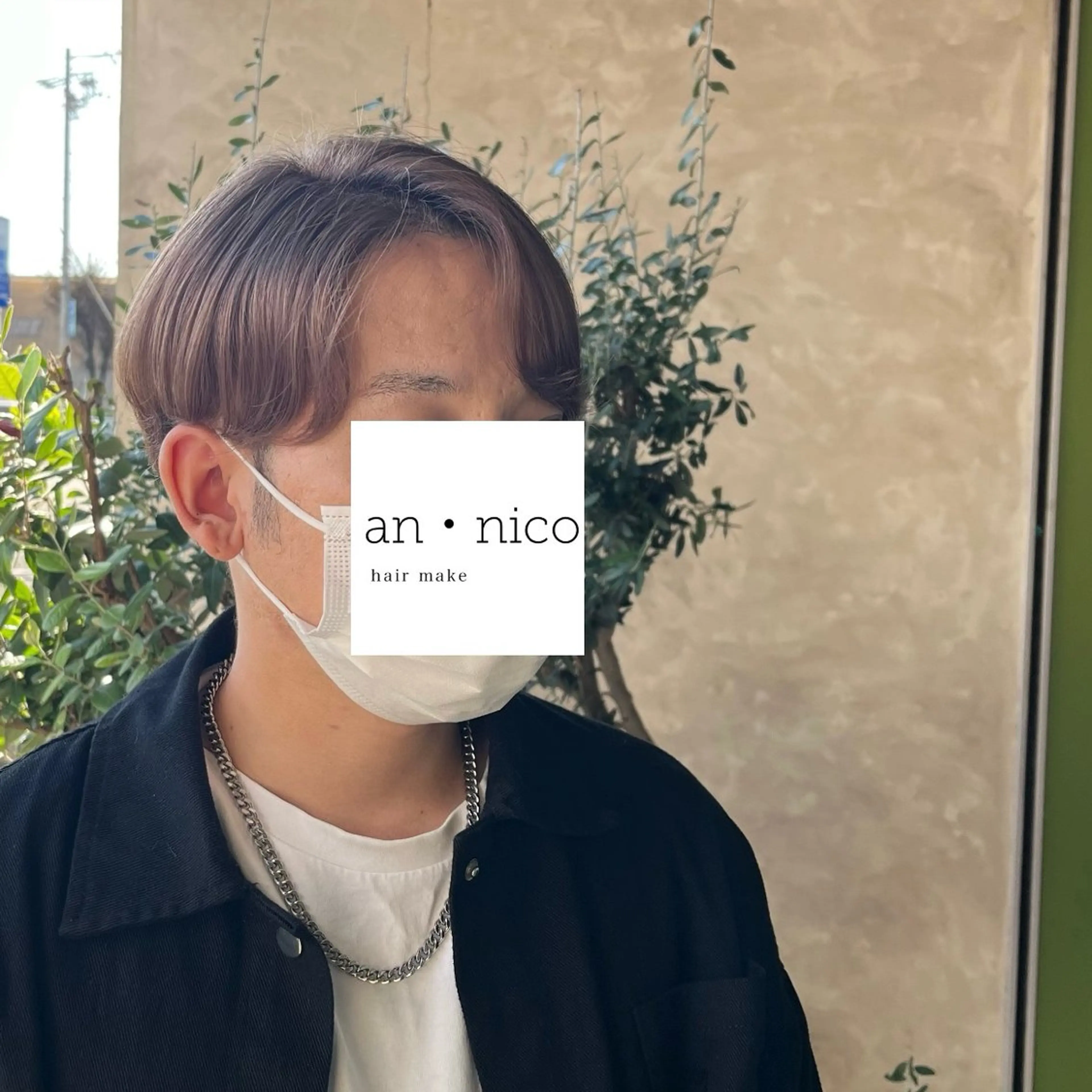 ショート メンズ an.nico所属・レイヤー/透明感艶 カラー丸山ななほのヘアスタイル