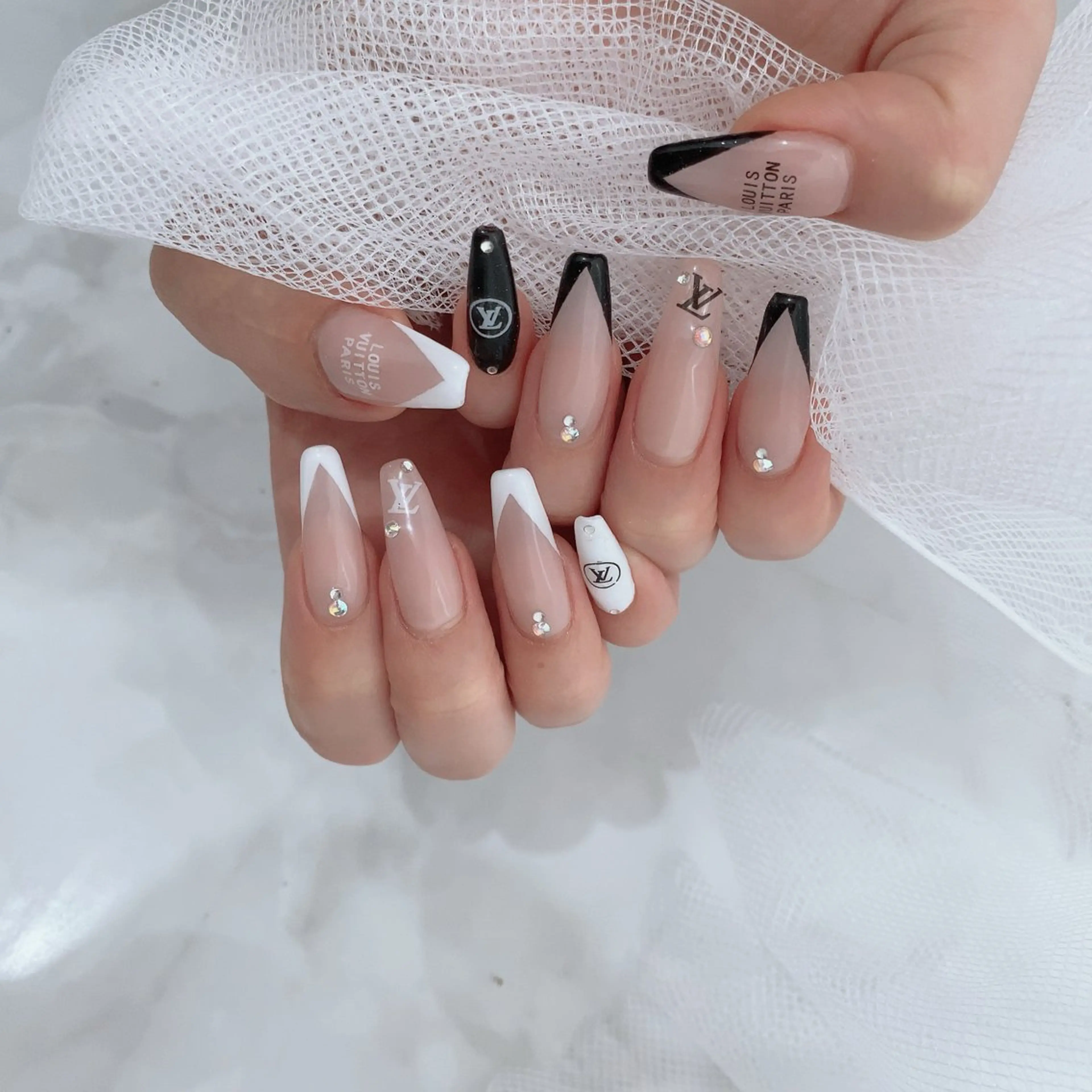 ネイル ロングネイル ハンドネイル SOL NAILのネイルデザイン