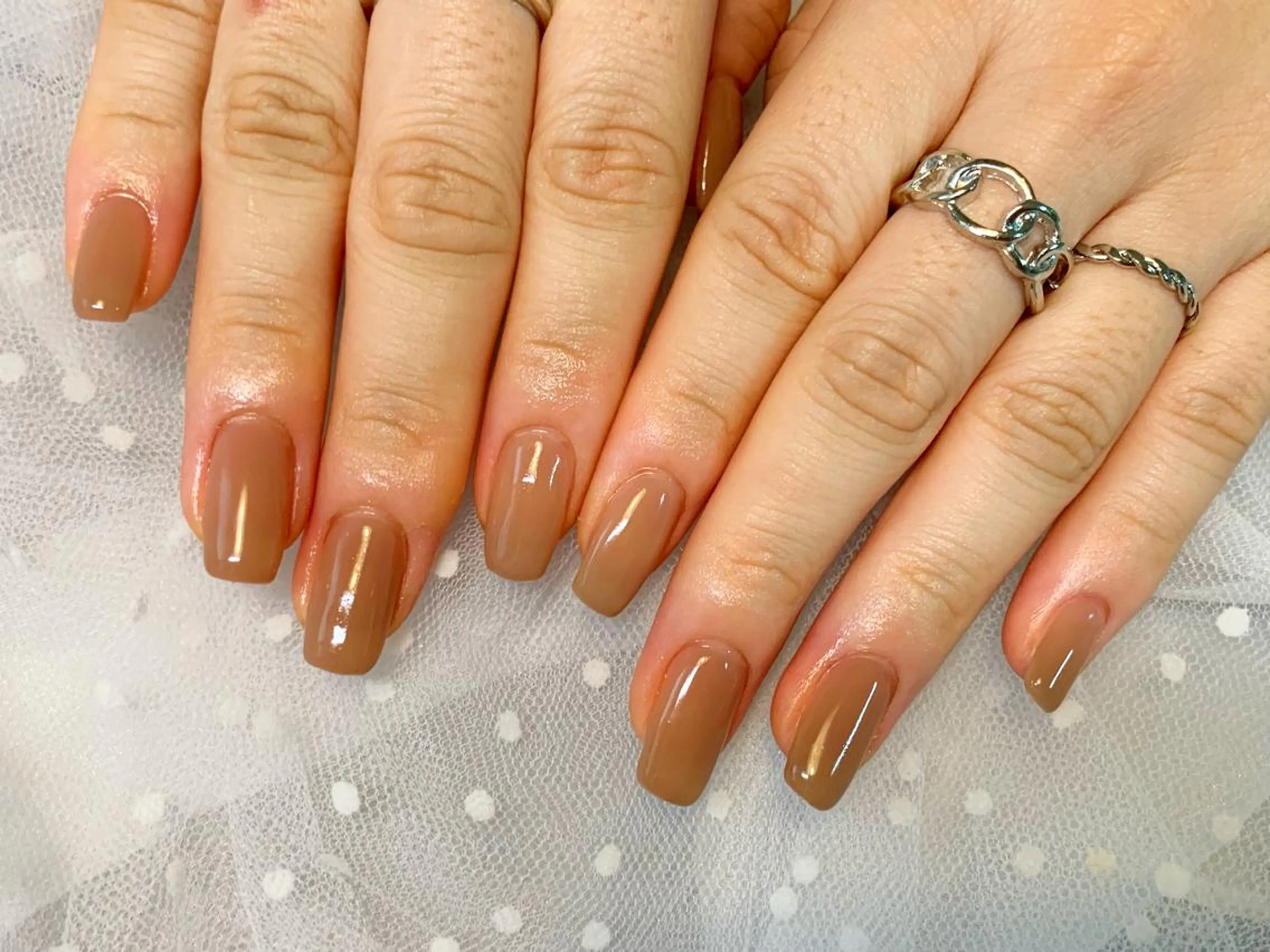 ネイル グラデーション ワンカラーネイル フットネイル GéRanium Harukaのネイルデザイン