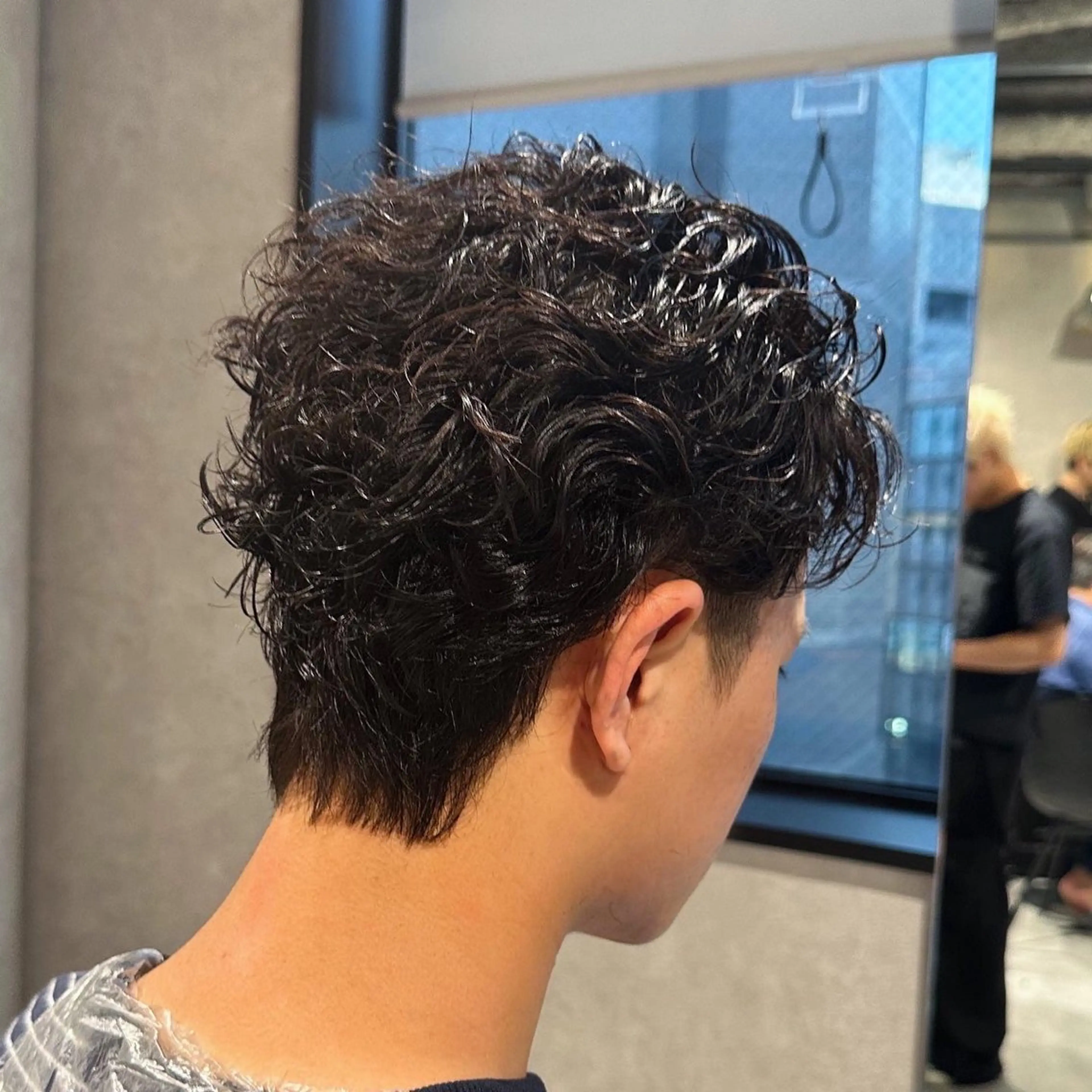 ショート パーマ ヘアアレンジ メンズ NEXT NEO所属・メンズヘア静岡 ✂︎Ryuheiのヘアスタイル