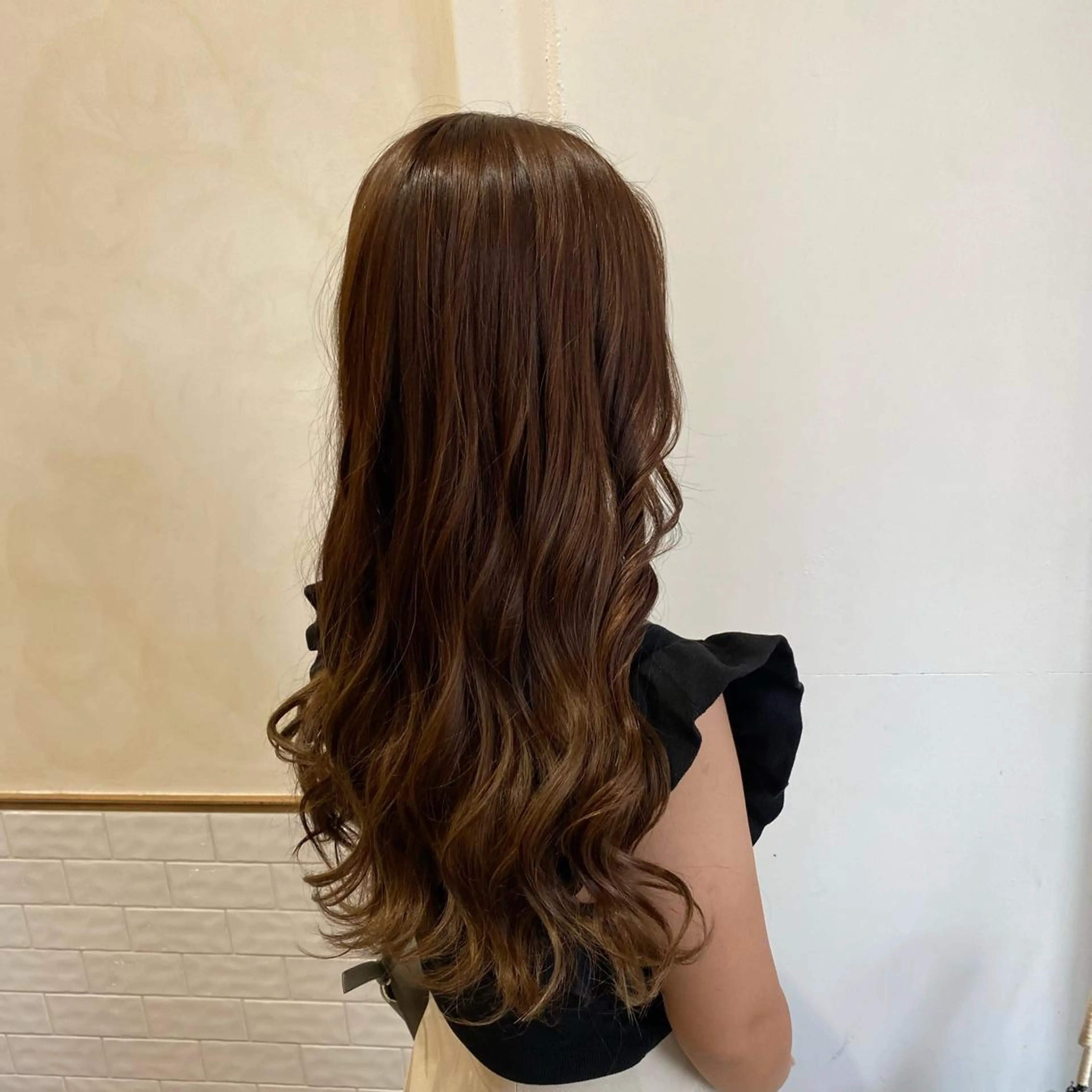 セミロング カラー ブリーチ ケアブリーチ ダブルカラー ハイライトカラー イルミナカラー ✂︎透明感カラー特化 /日和優真✂︎のヘアスタイル