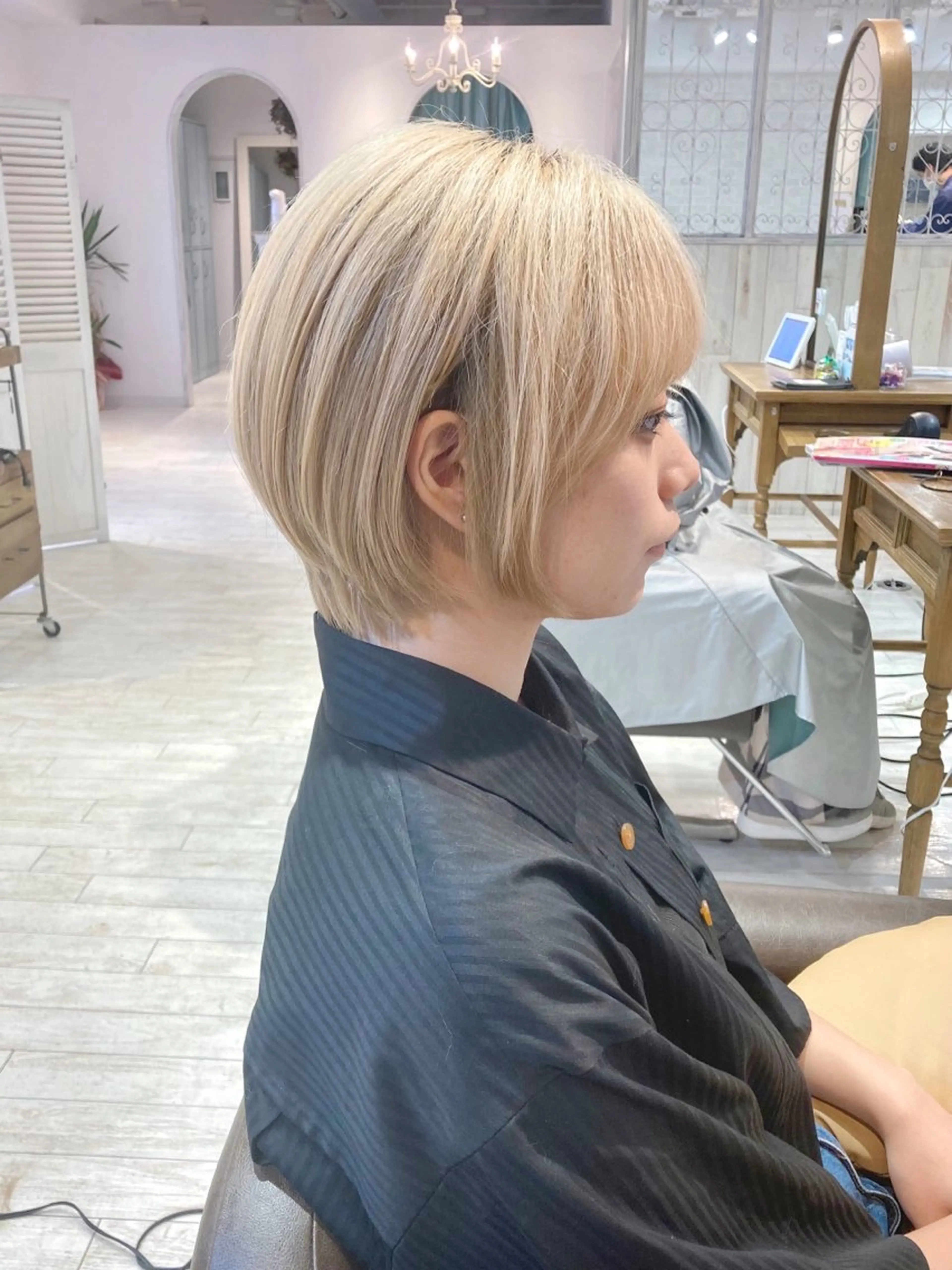 ショート カット トリートメント レイヤー/メンズ 竹田凪儀のヘアスタイル