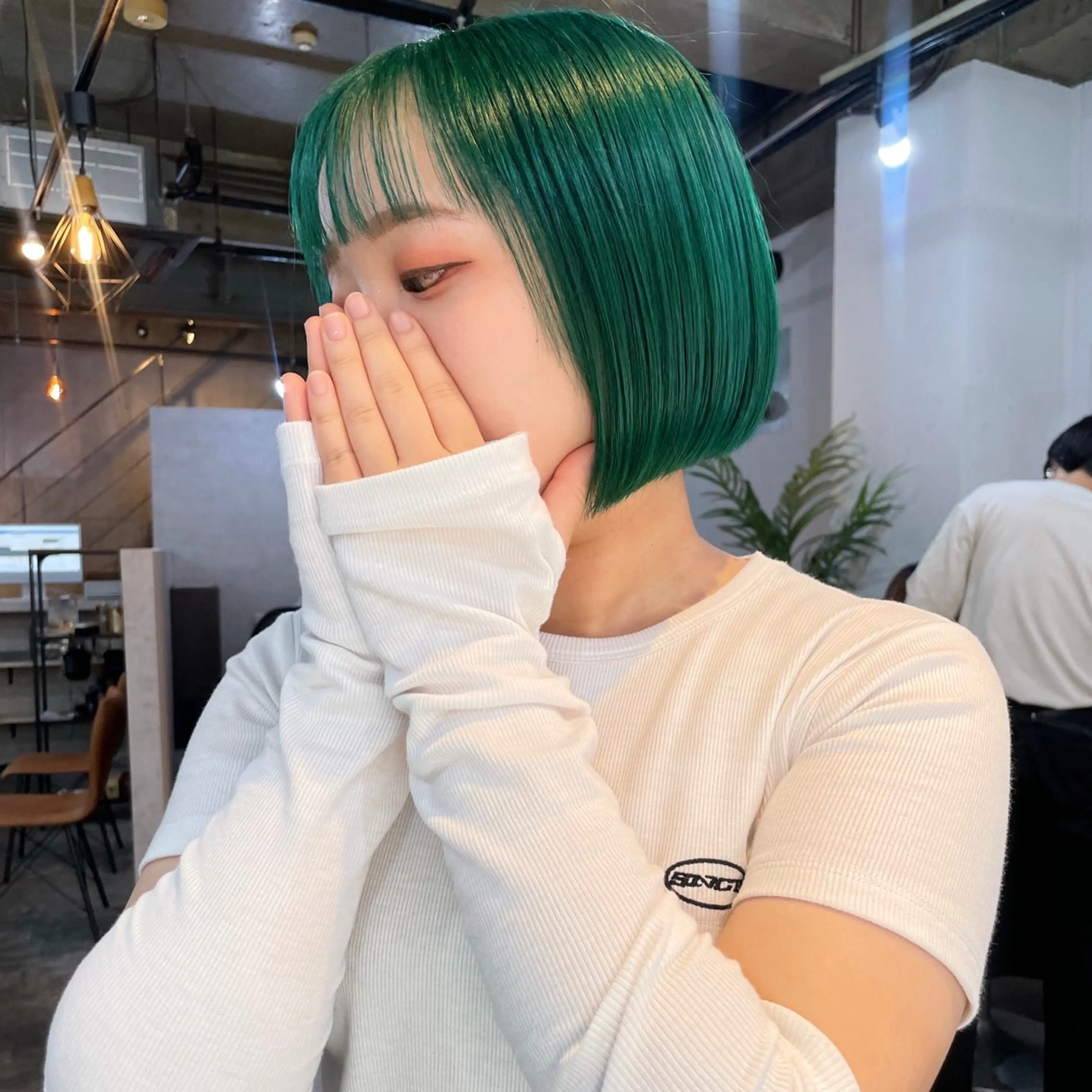 ショート カット ヘアカラー トリートメント 🎗️comoda 神戸三宮 髪質改善のヘアスタイル