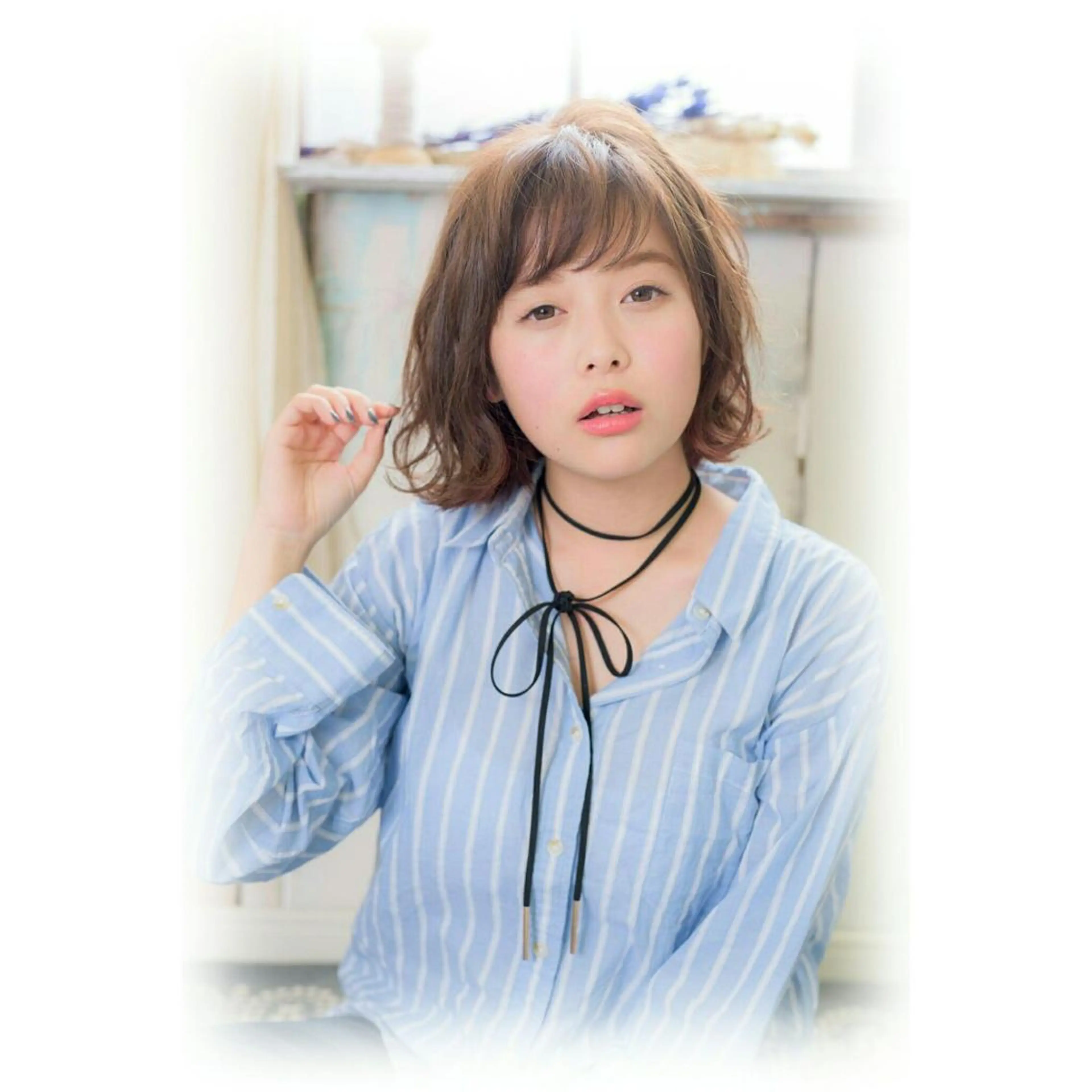 カラー パーマ ミディアム ショート セミロング ヘアアレンジ ロング .. meiのヘアスタイル