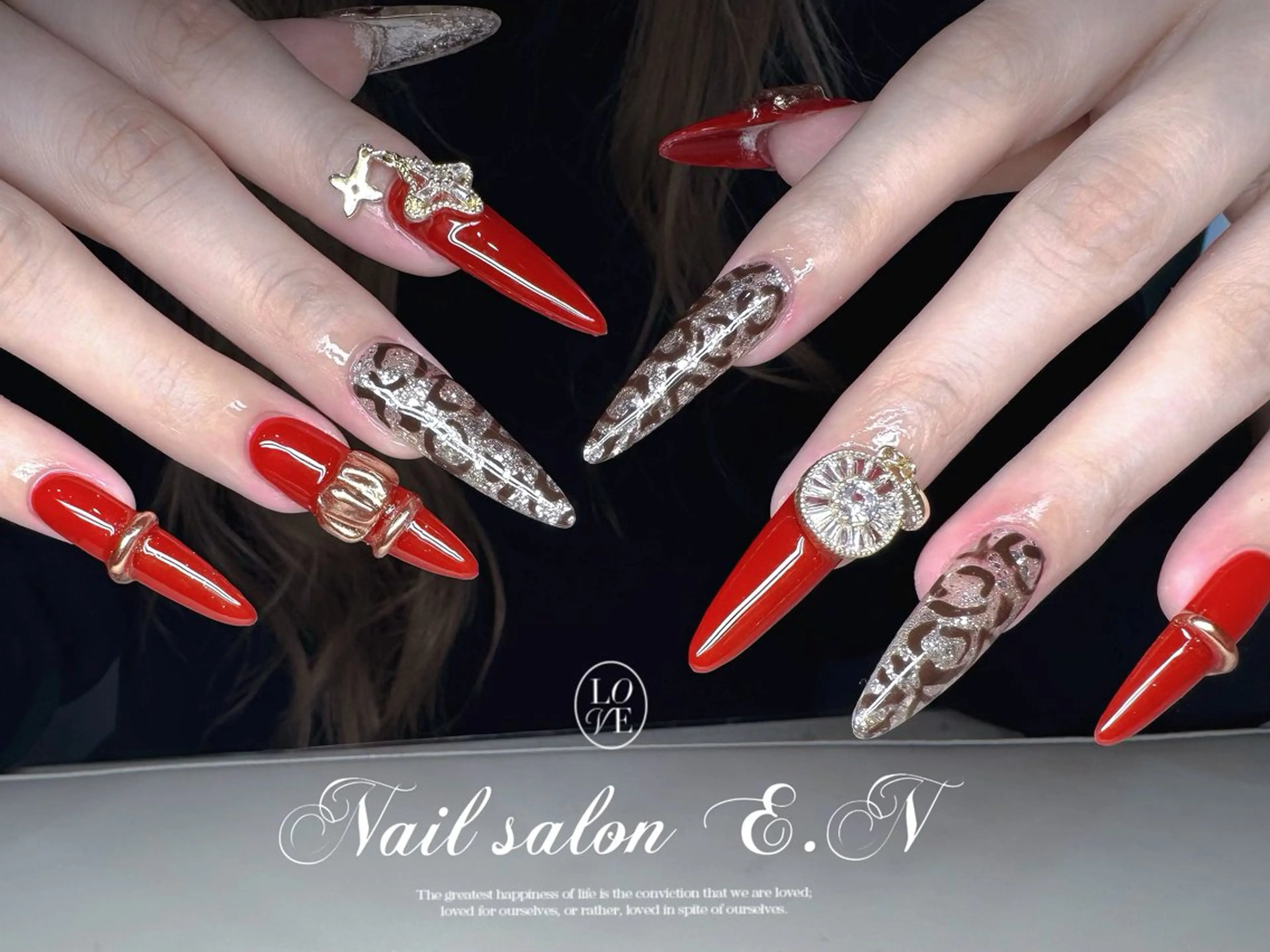 ネイル E.N🦋 長さ出し/持ち込みのネイルデザイン