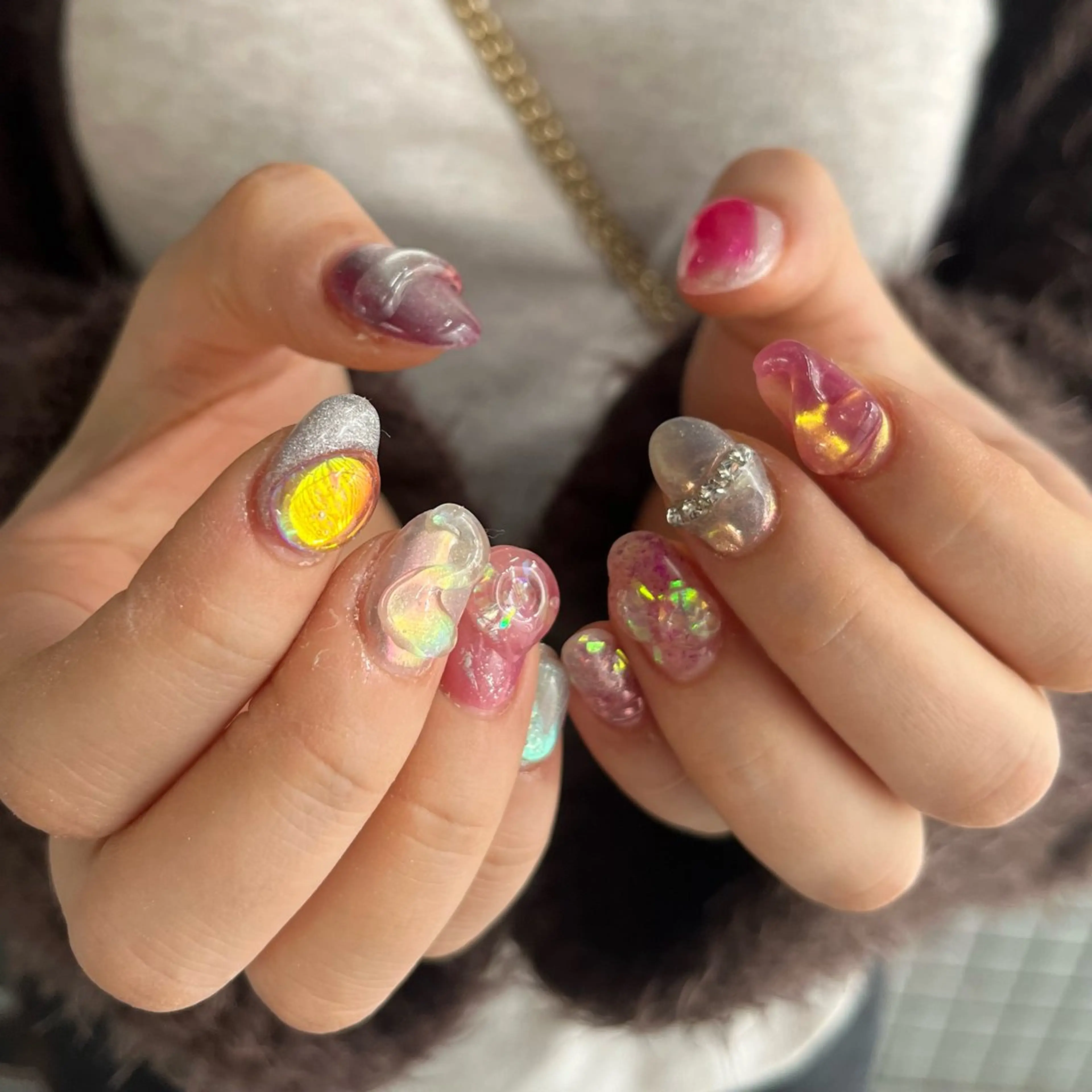 ネイル ハンドネイル フットネイル 小川 柚香のネイルデザイン