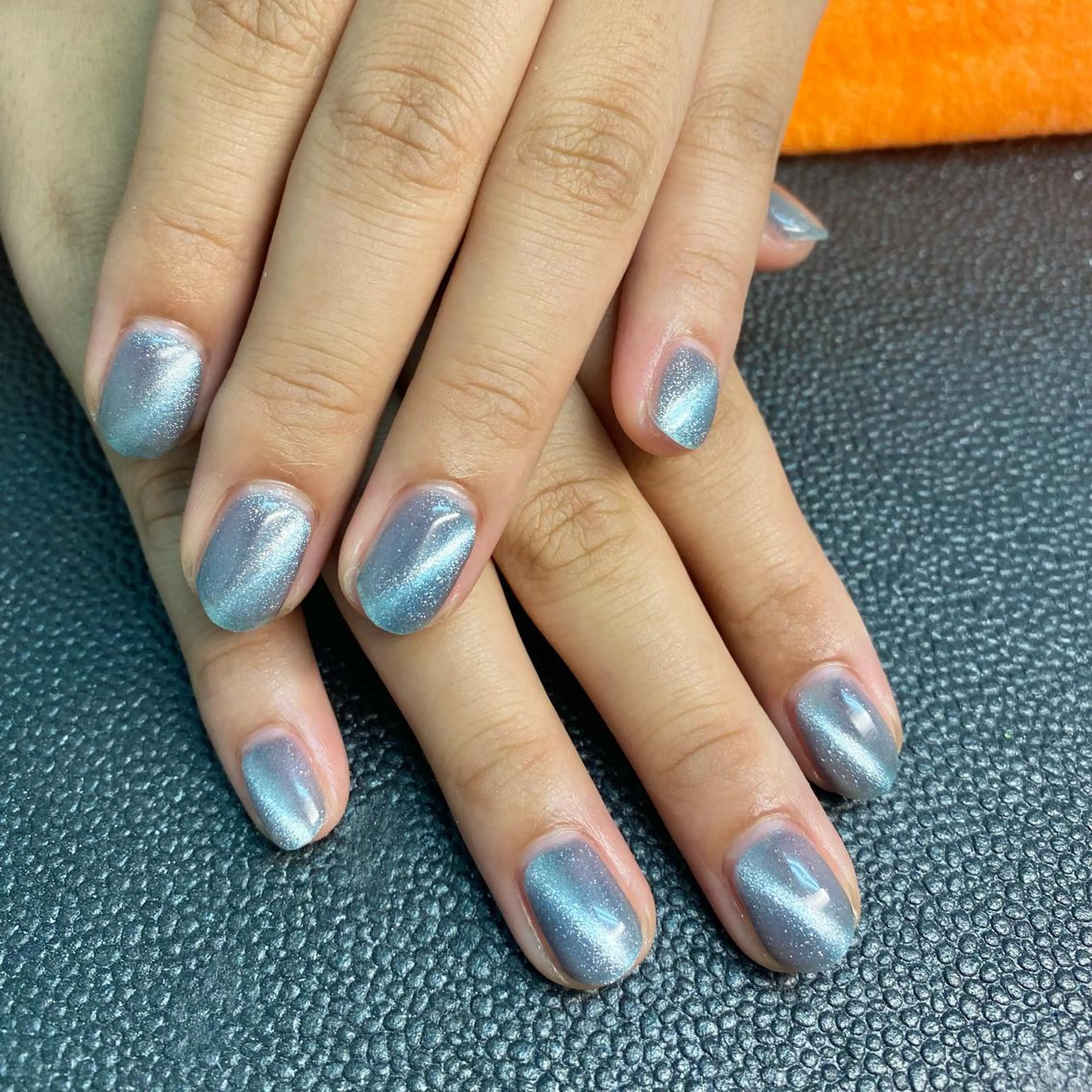 ネイル ブルー マグネットネイル kagami所属・kagami マイのネイルデザイン