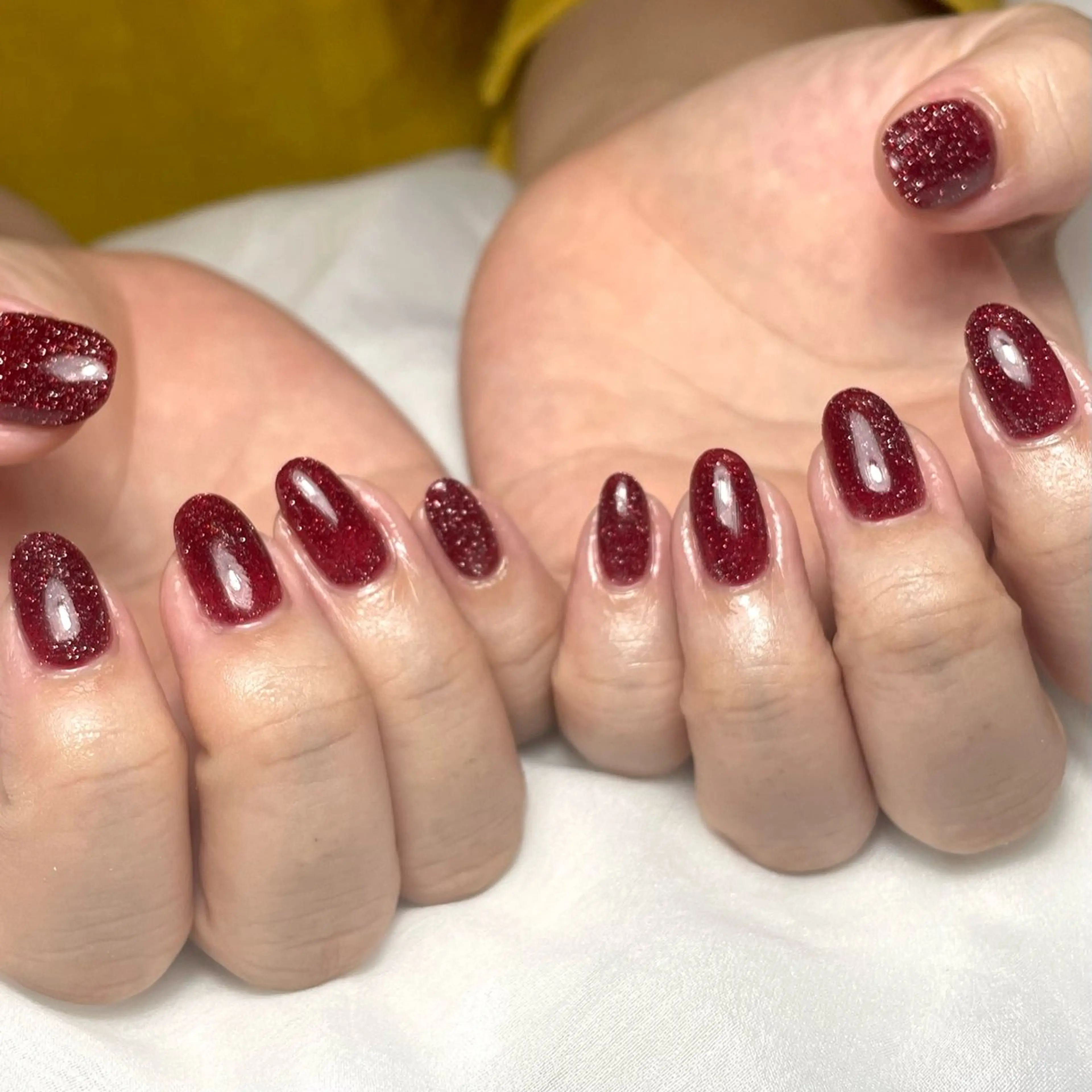 ネイル フラッシュネイル 赤色 Lavender Beauty所属・Lavender Beauty あやののネイルデザイン