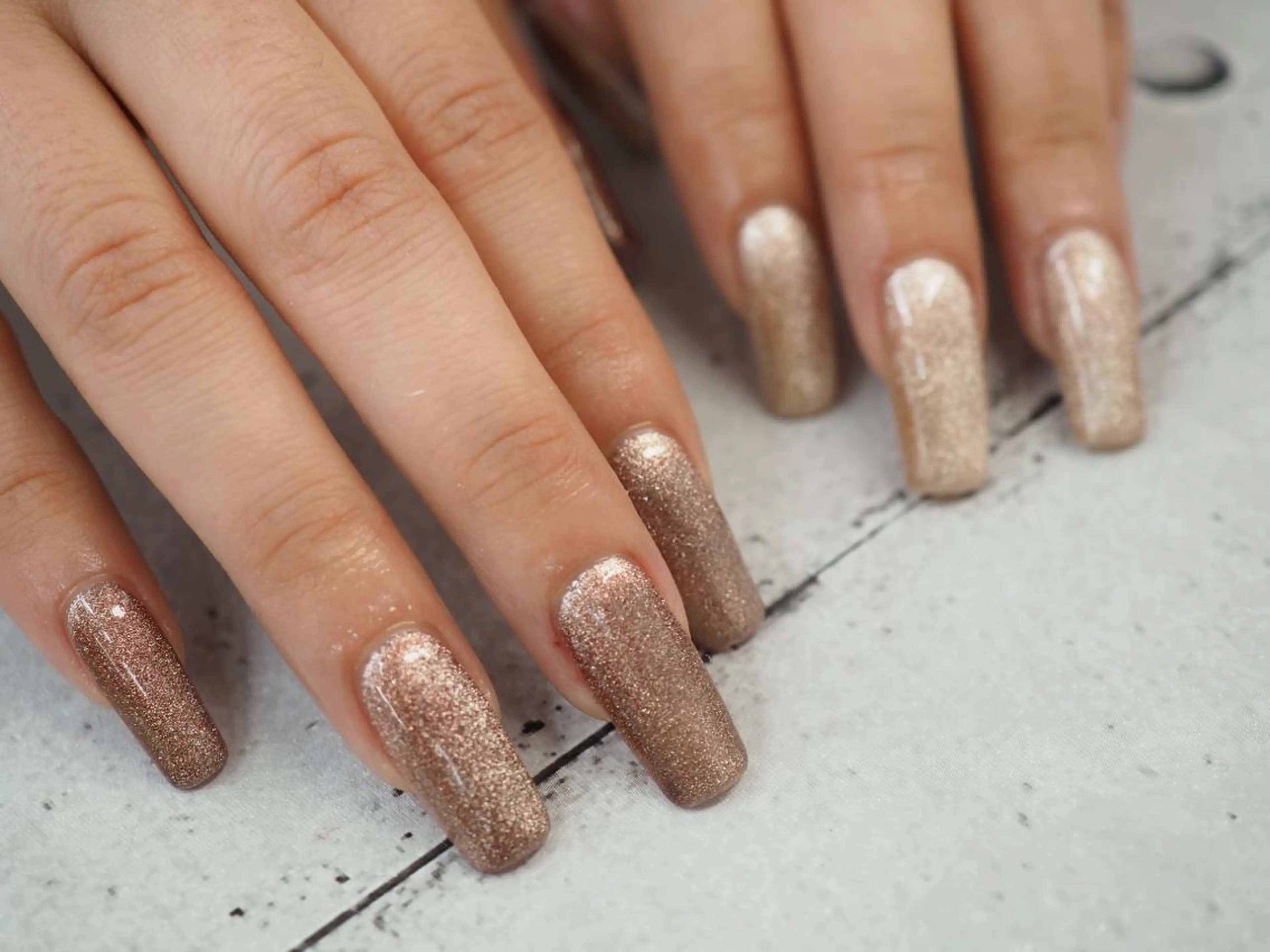 チップ長さ出し+ワンカラーorグラデーション💅の写真