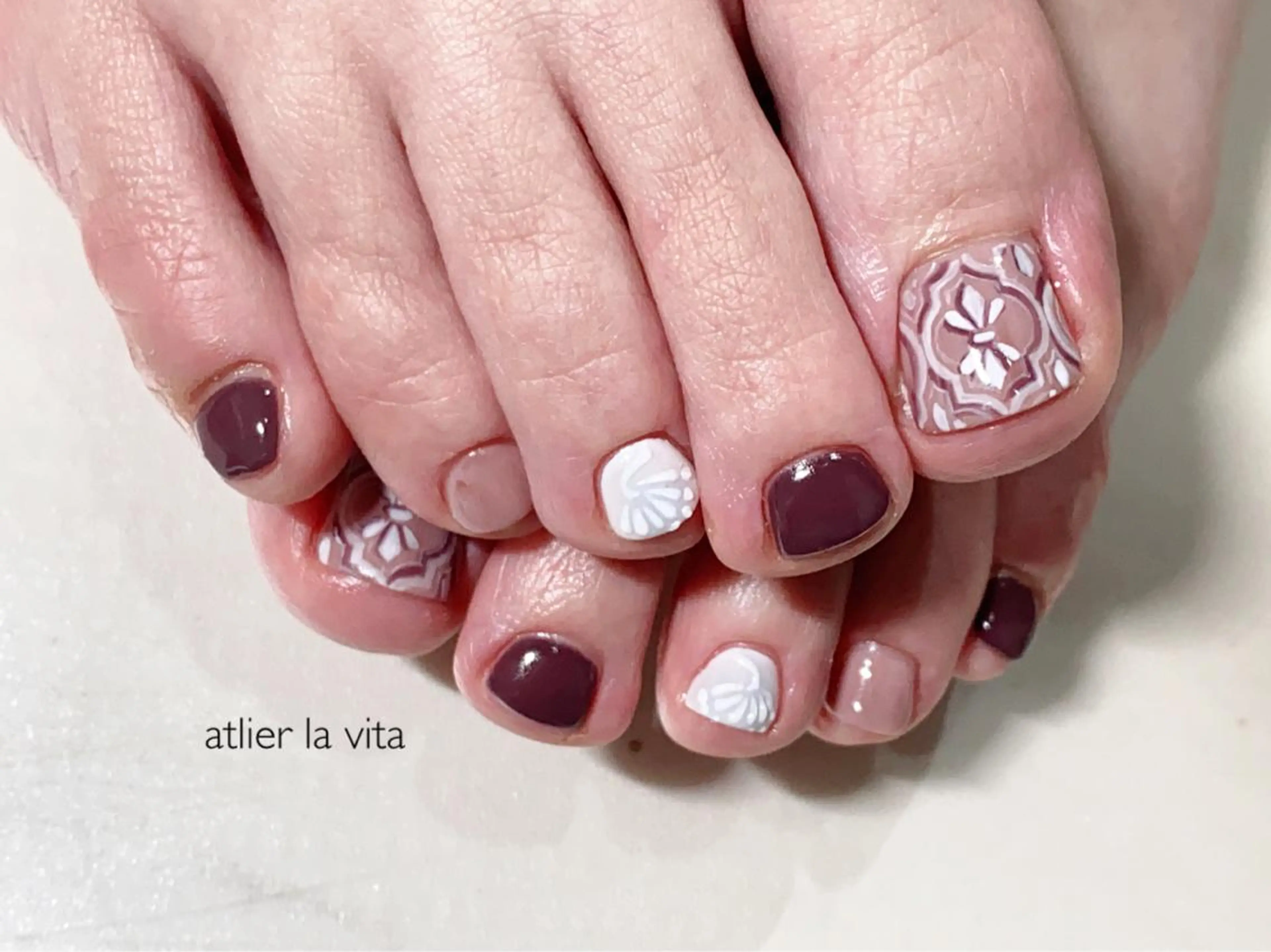 ネイル アートネイル フットネイル atelier la vita所属・lavita. mimuraのネイルデザイン