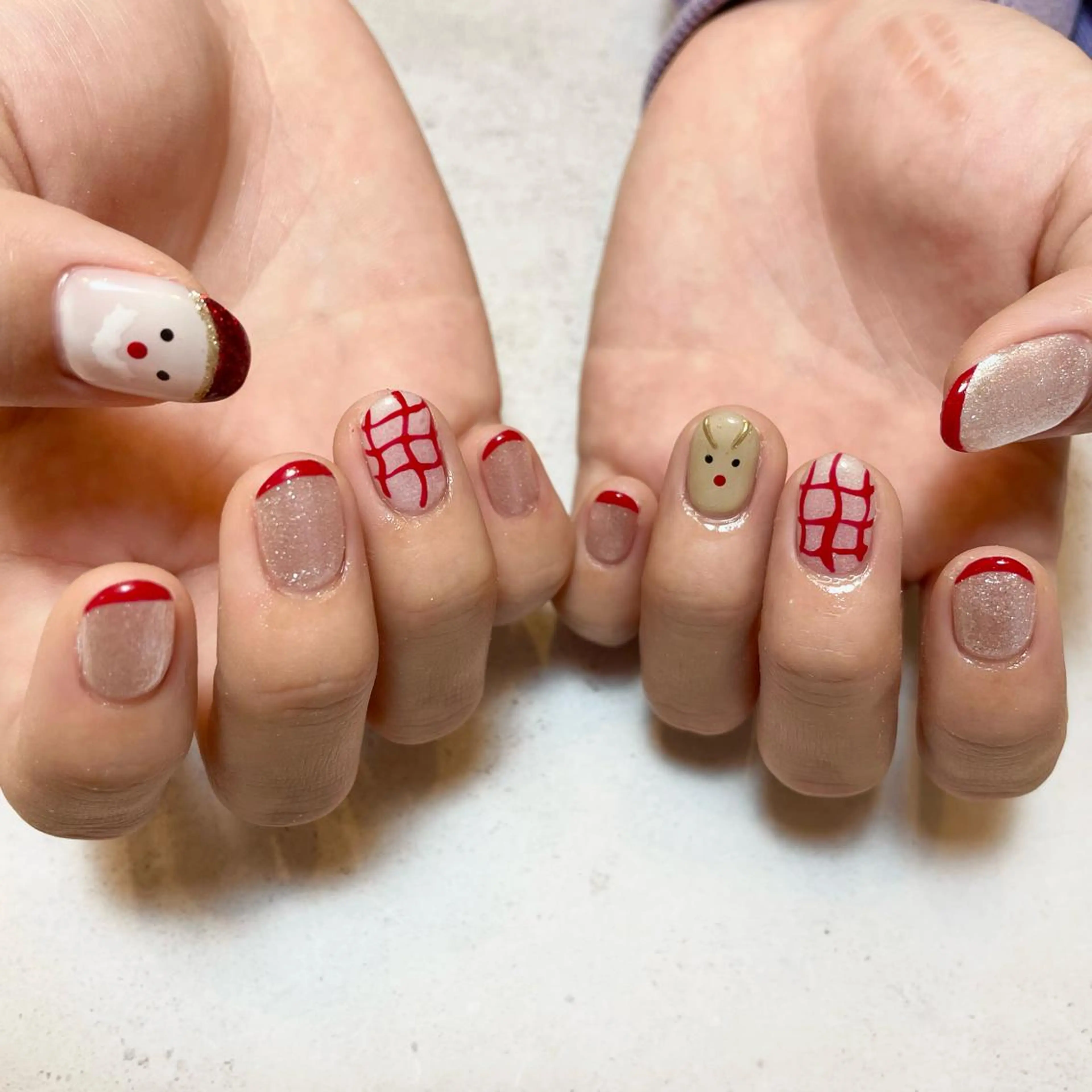 ネイル 持ち込み ハンドネイル Sea  nail by emaのネイルデザイン