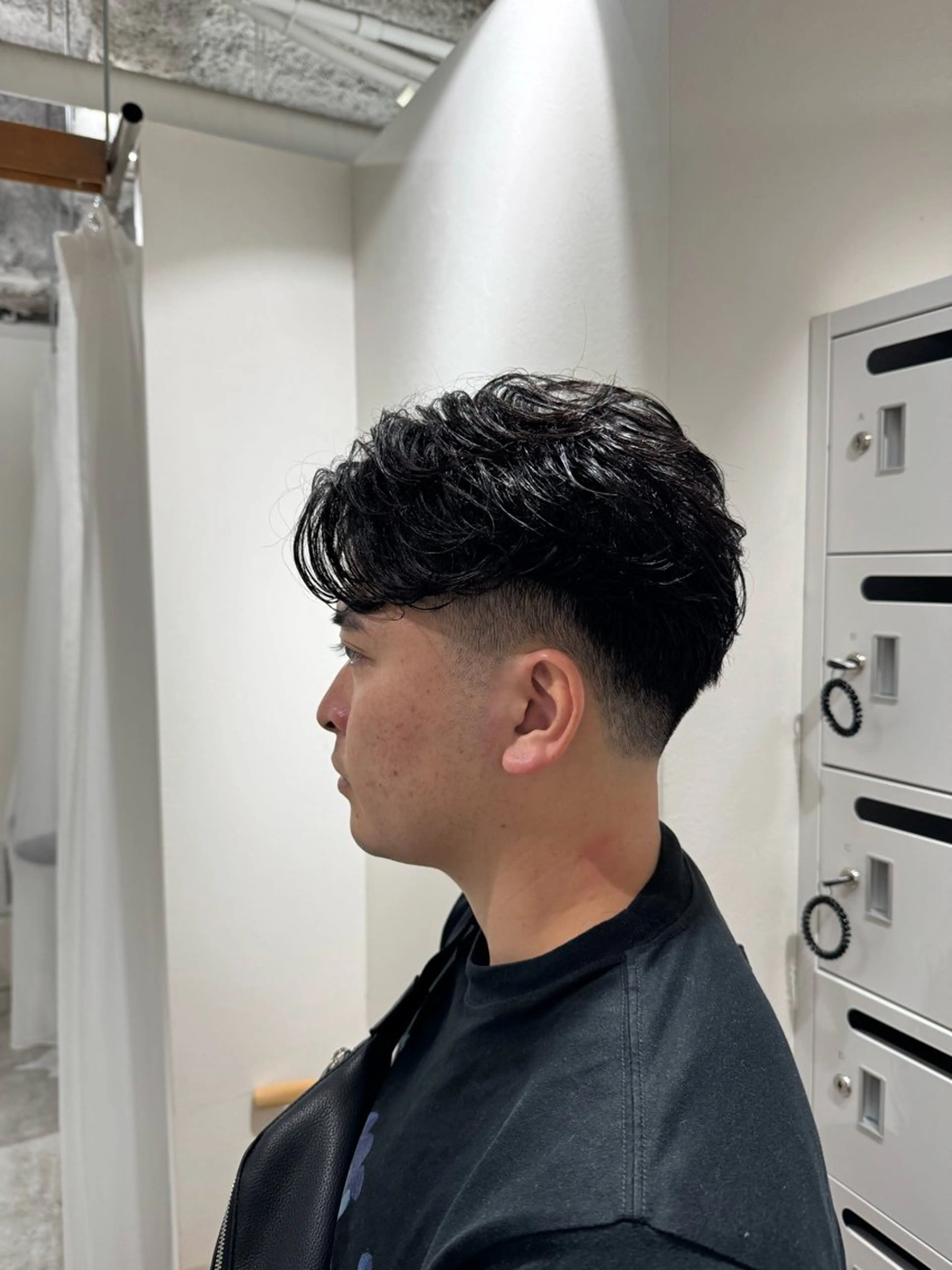 パーマ メンズ カット パーマ メンズパーマ特化/波 巻きツイスパ 長町至のヘアスタイル