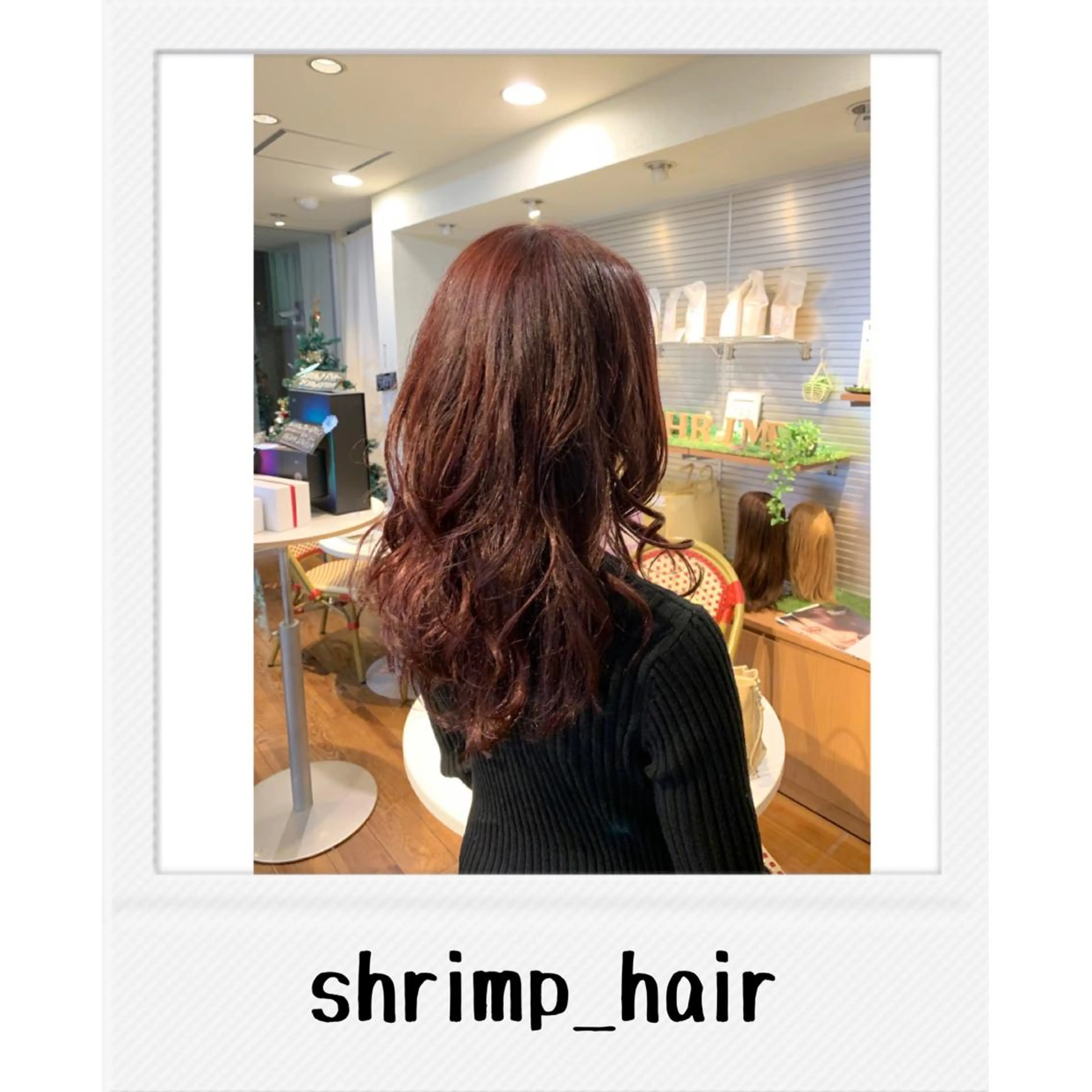 ロング カラー ボルドーカラー カシス 小杉輝/ショート /艶カラー✨のヘアスタイル