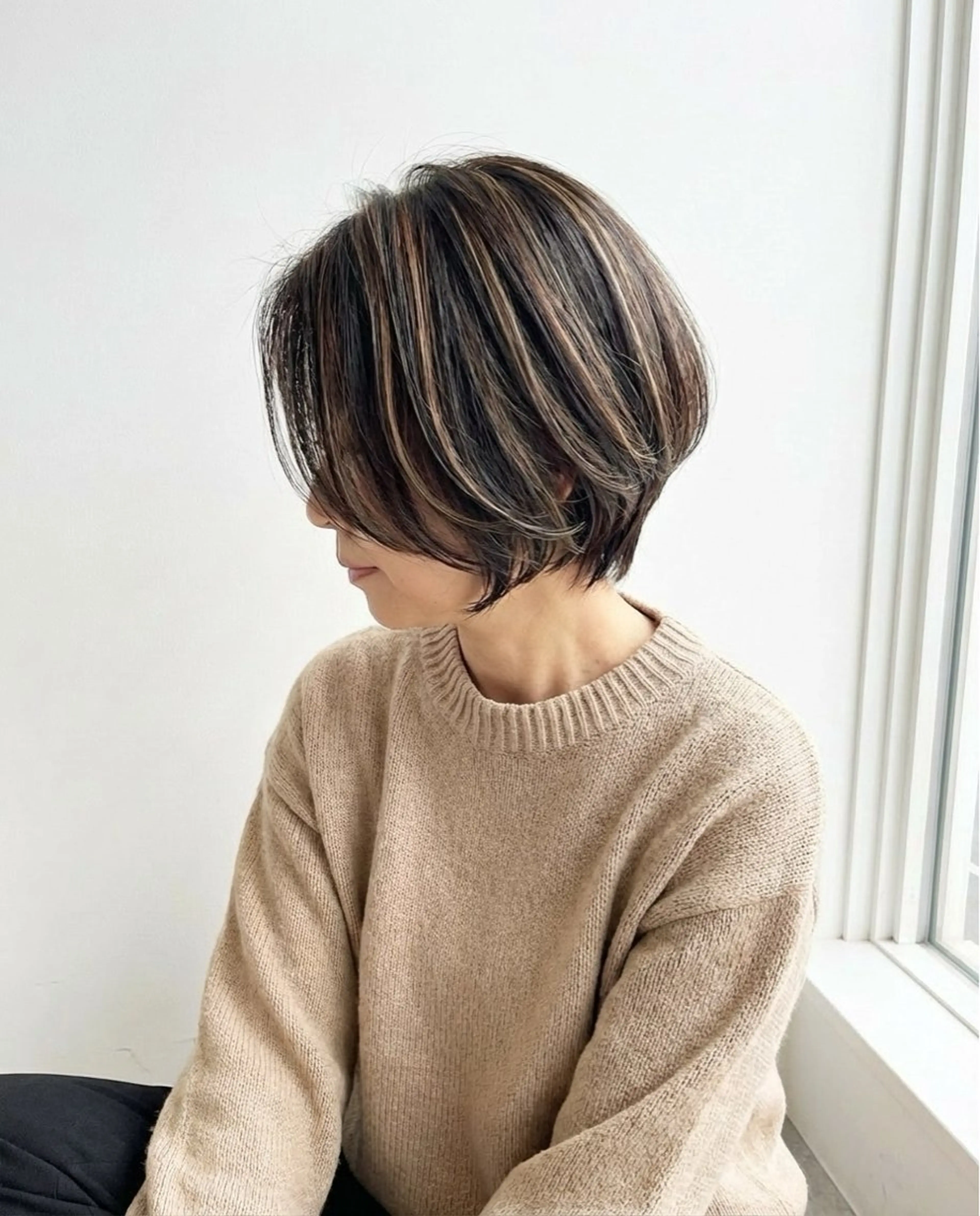 ショート カラー デュファブル　高橋 慶一のヘアスタイル