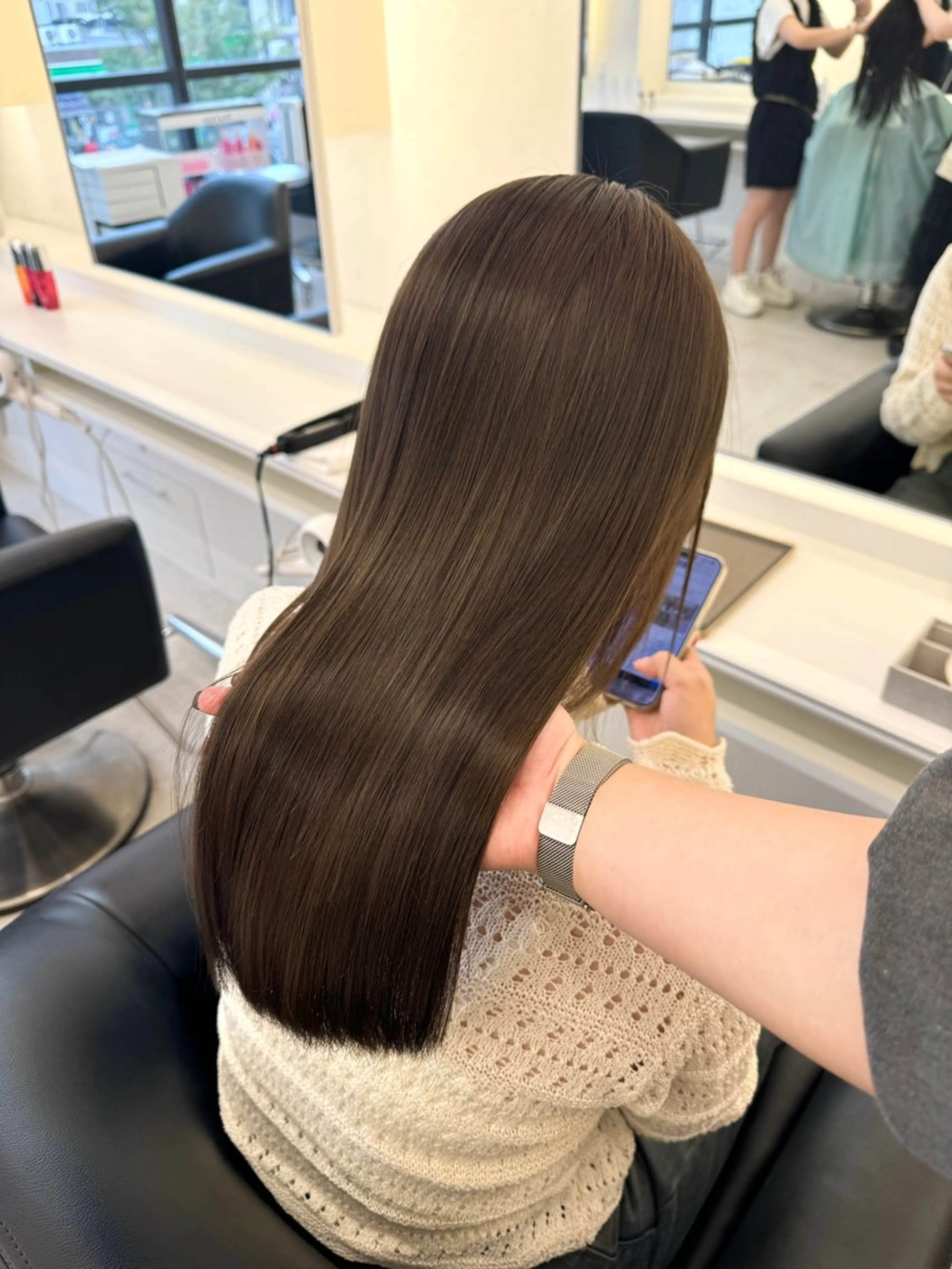 ロング カラー カット ヘアカラー ♡ParveMix NANO♡のヘアスタイル