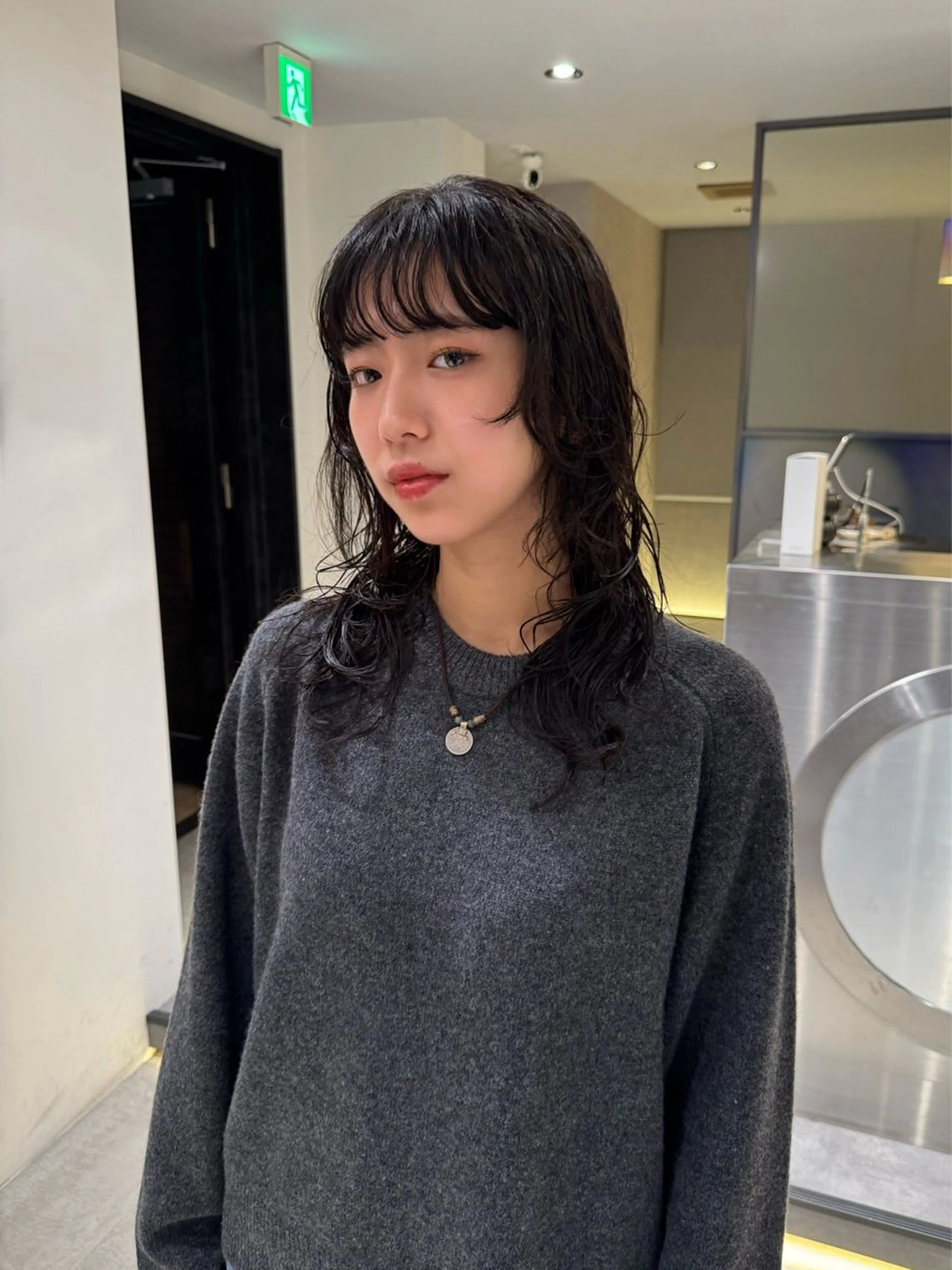 ロング カラー パーマ カット ヘアカラー パーマ Qin shaire salon 原宿所属・🌿パーマ/ボブ/ レイヤー/Mikiのヘアスタイル