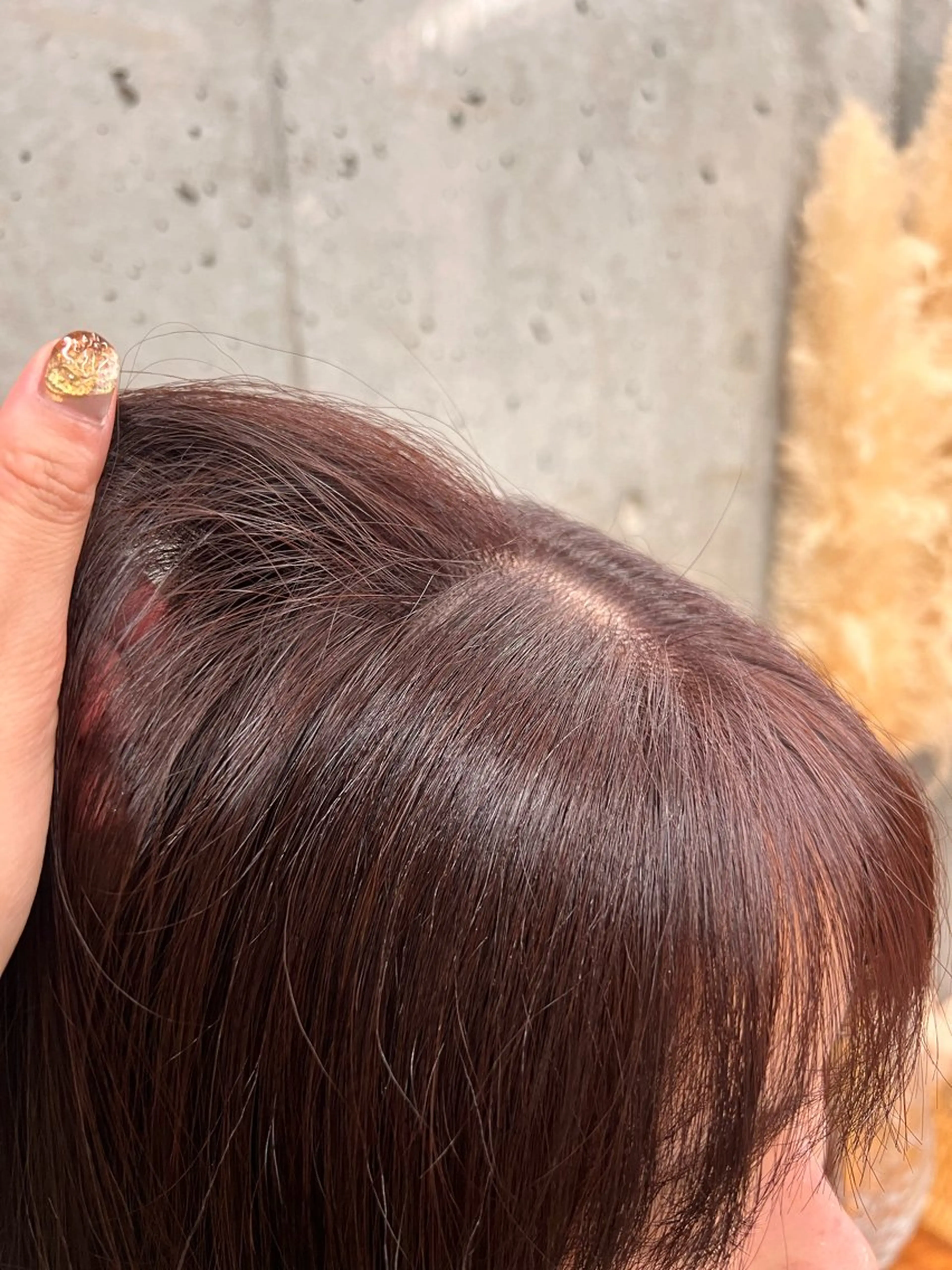 セミロング カラー ブラウンカラー 長田 すみれ子のヘアスタイル