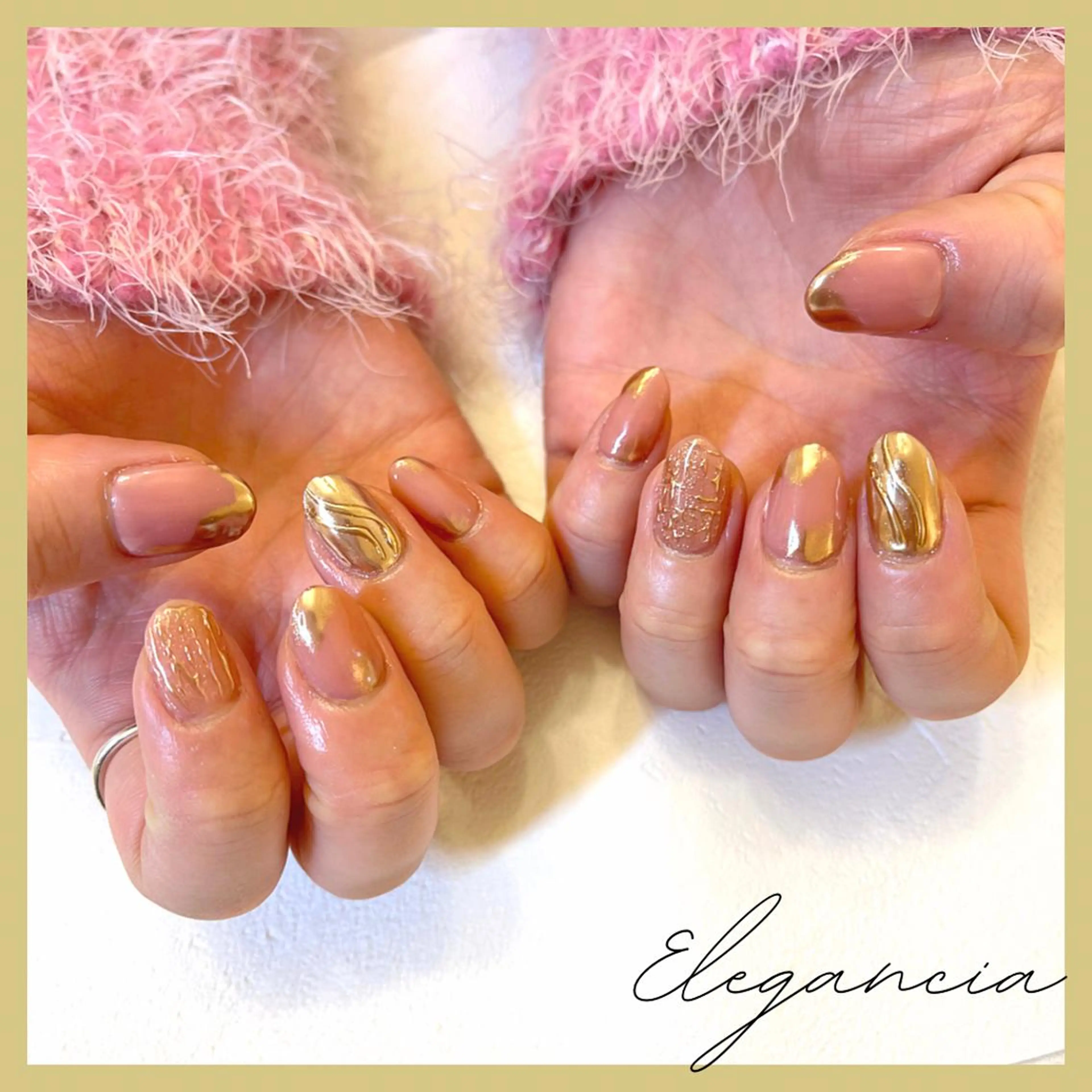 カラー ネイル ハンドネイル Elegancia. Hiromiのネイルデザイン