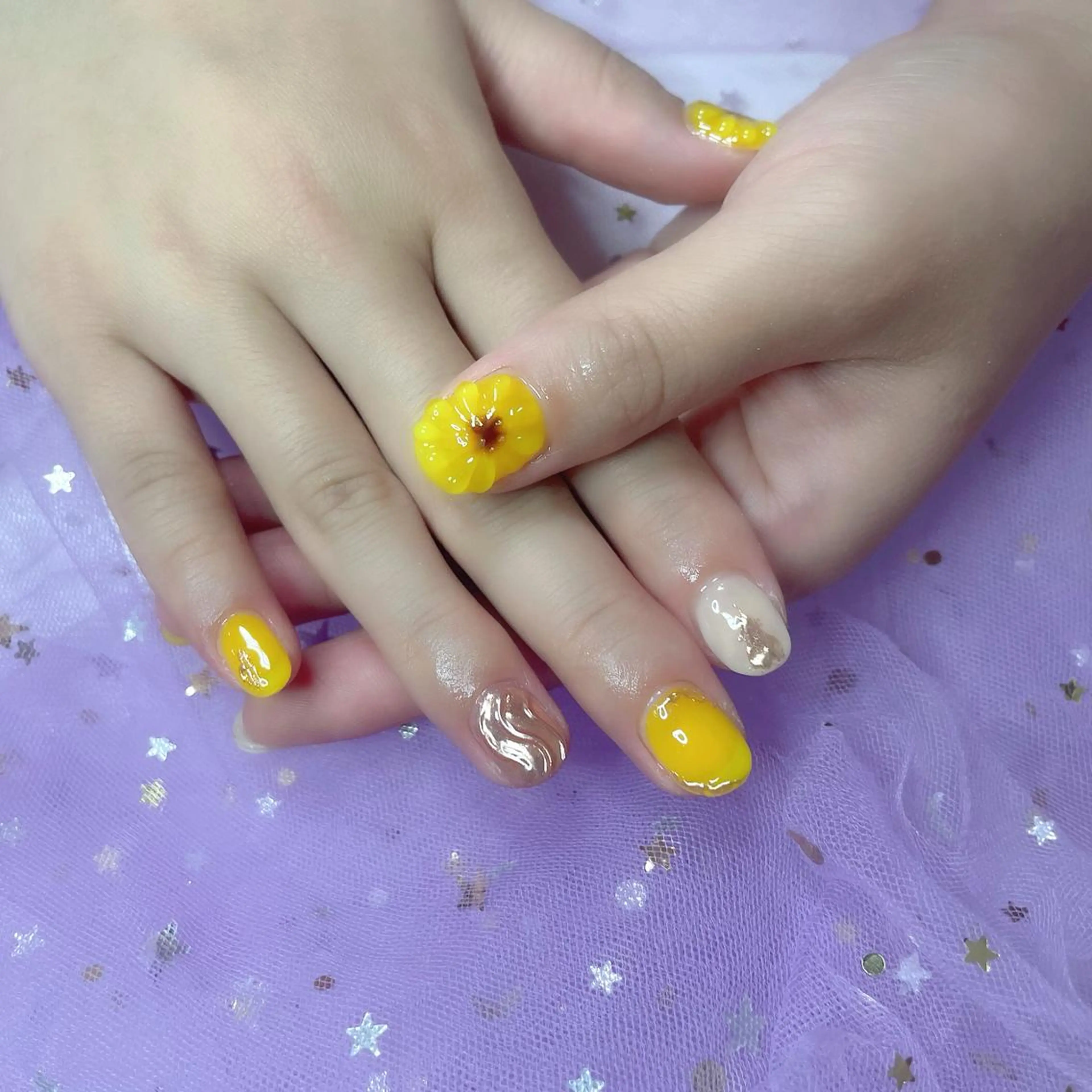 ネイル 持ち込み 畠山 ゆいのネイルデザイン