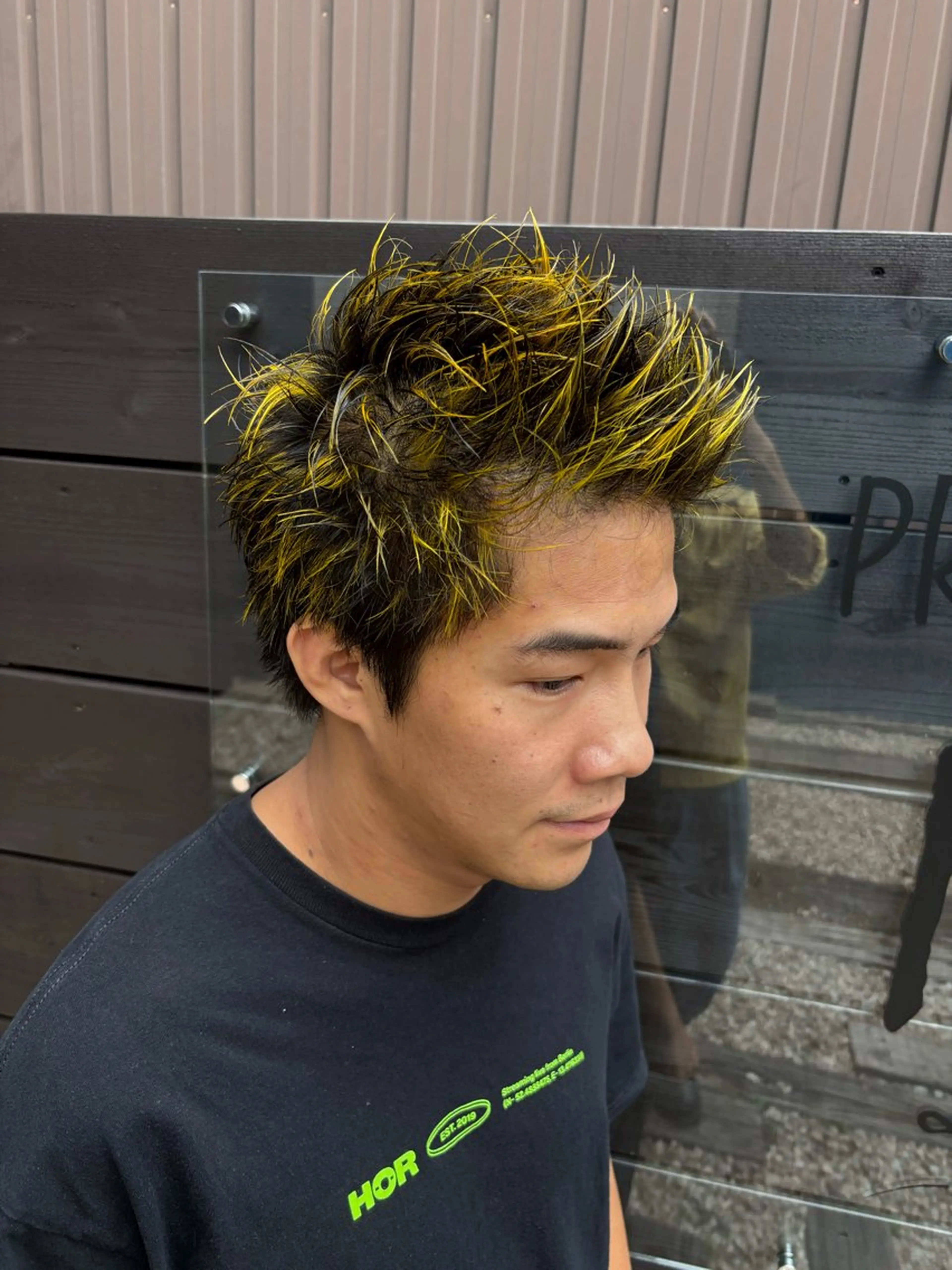 カラー メンズ ヘアカラー RAIA💎ケア ブリーチ＆パーマ💎のヘアスタイル