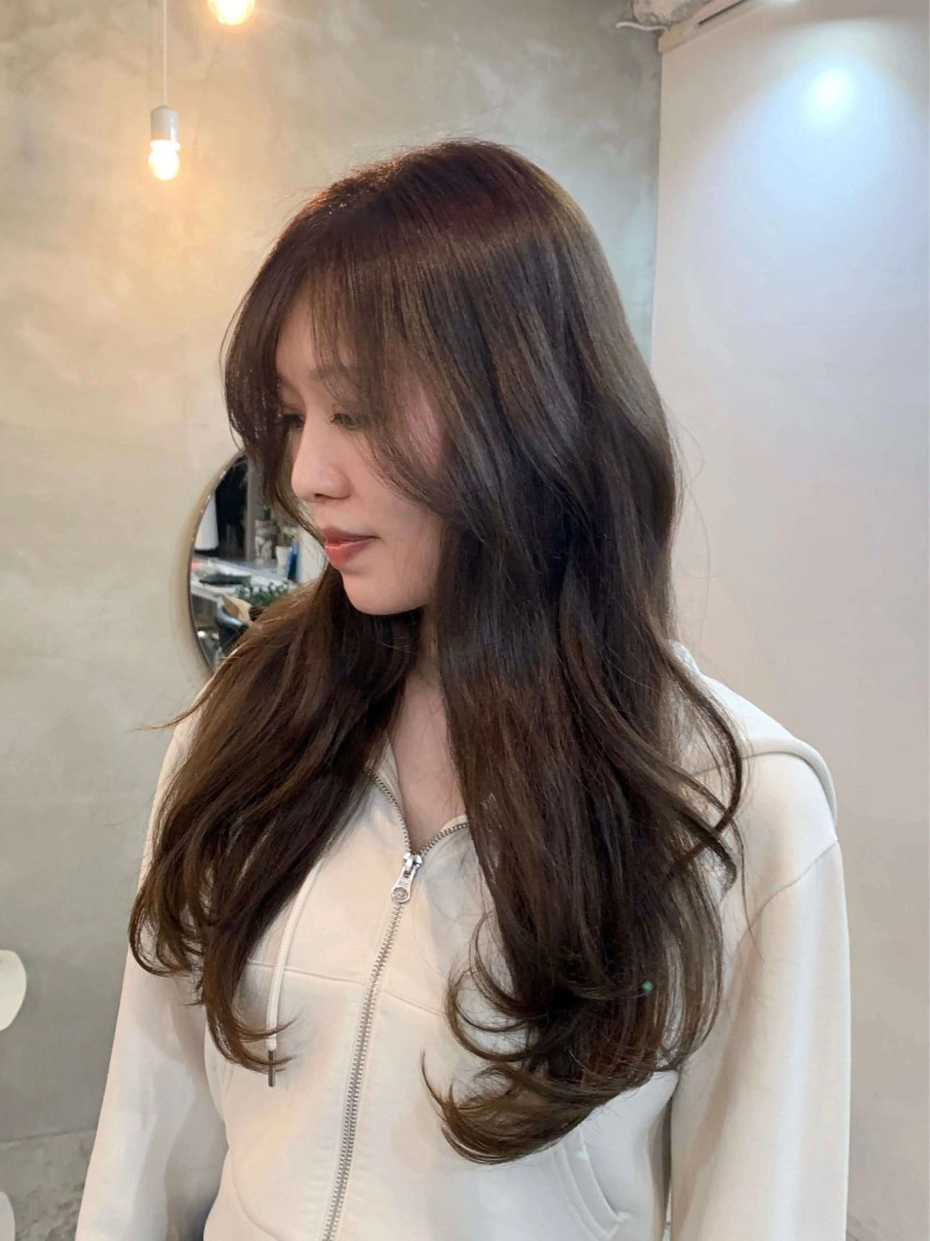 カラー ヘアカラー トリートメント TRENCH岡 千尋のヘアスタイル