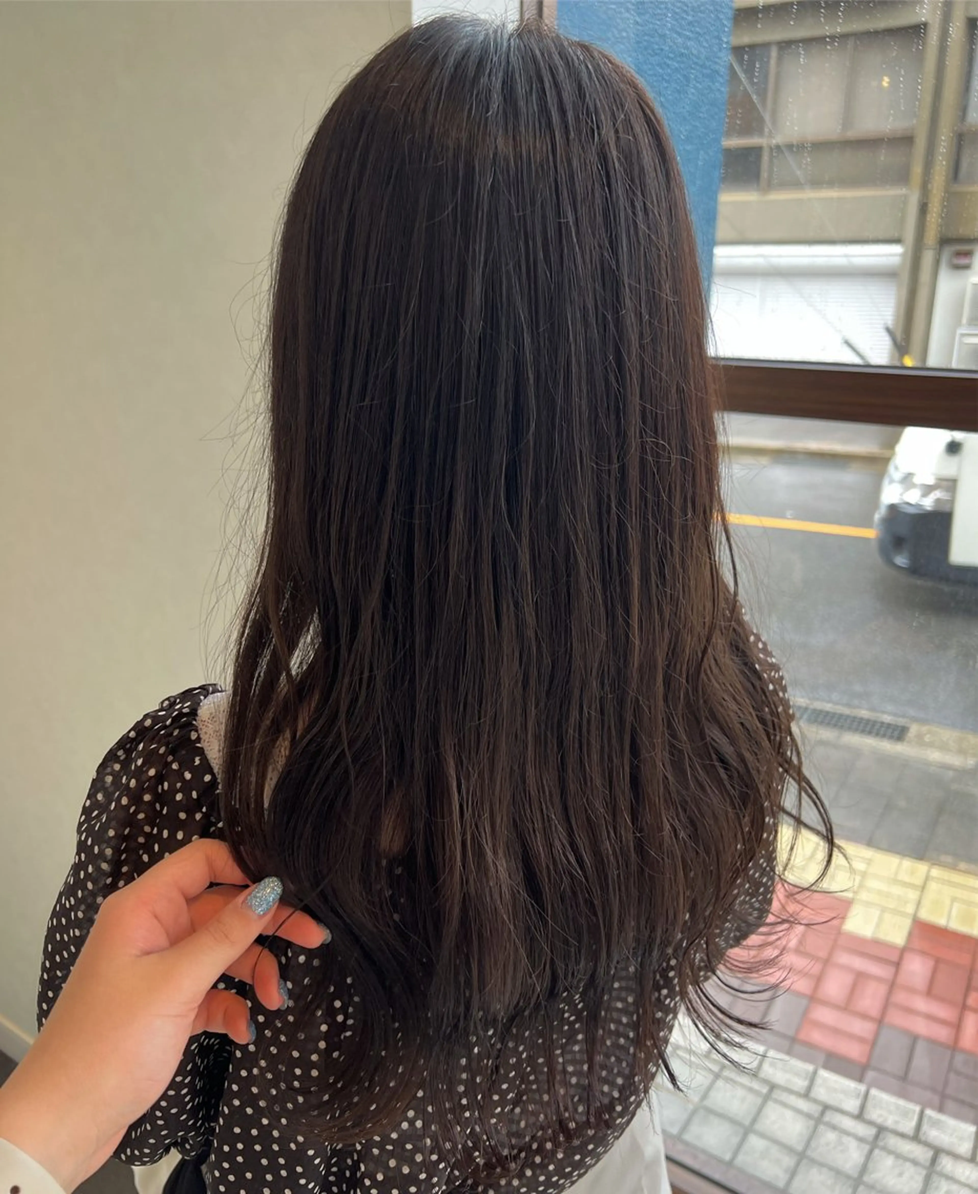 ロング カラー letterby novel  はるみのヘアスタイル