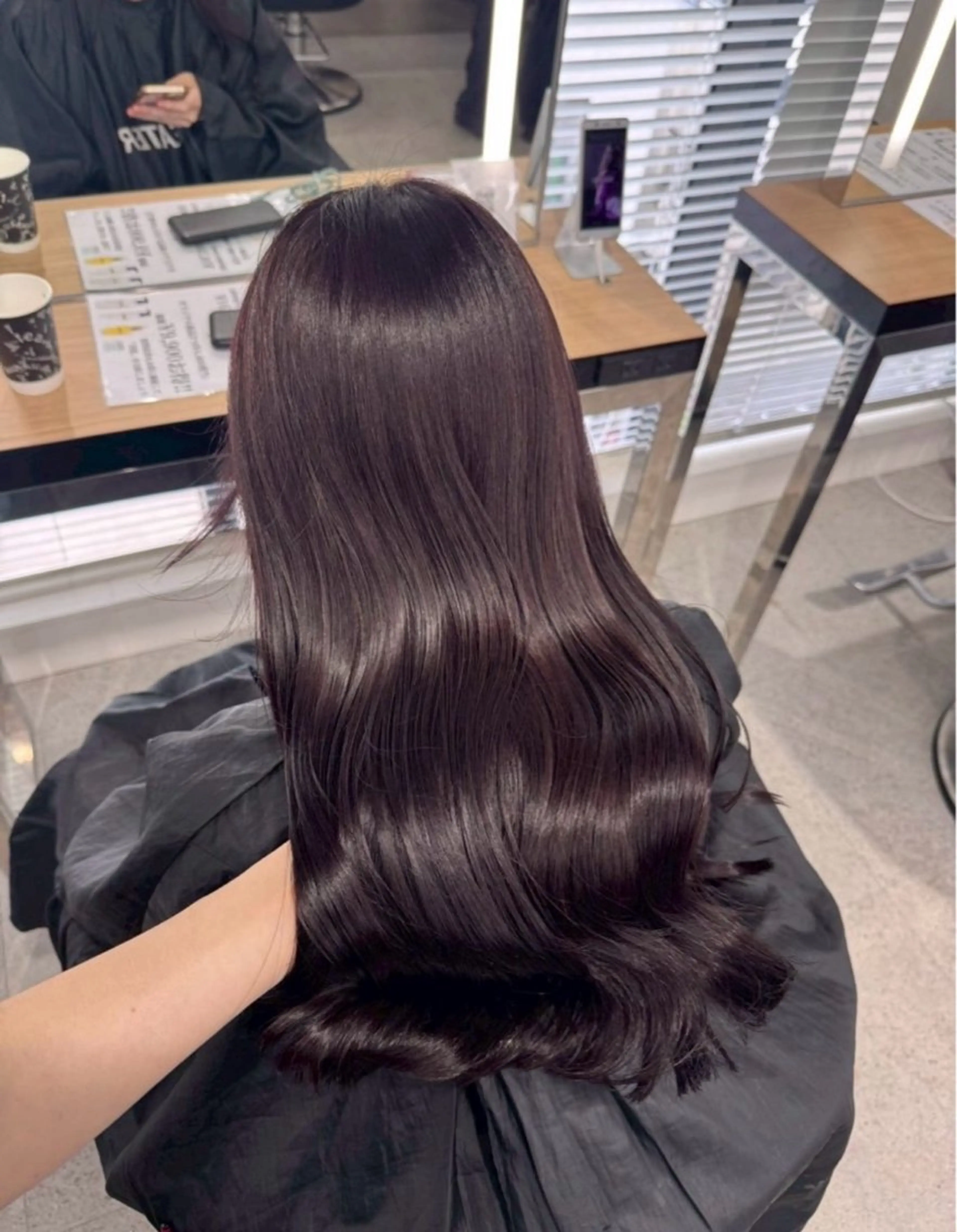 ロング ヘアカラー miku/ラベンダー 透明感カラー🪻❤︎のヘアスタイル